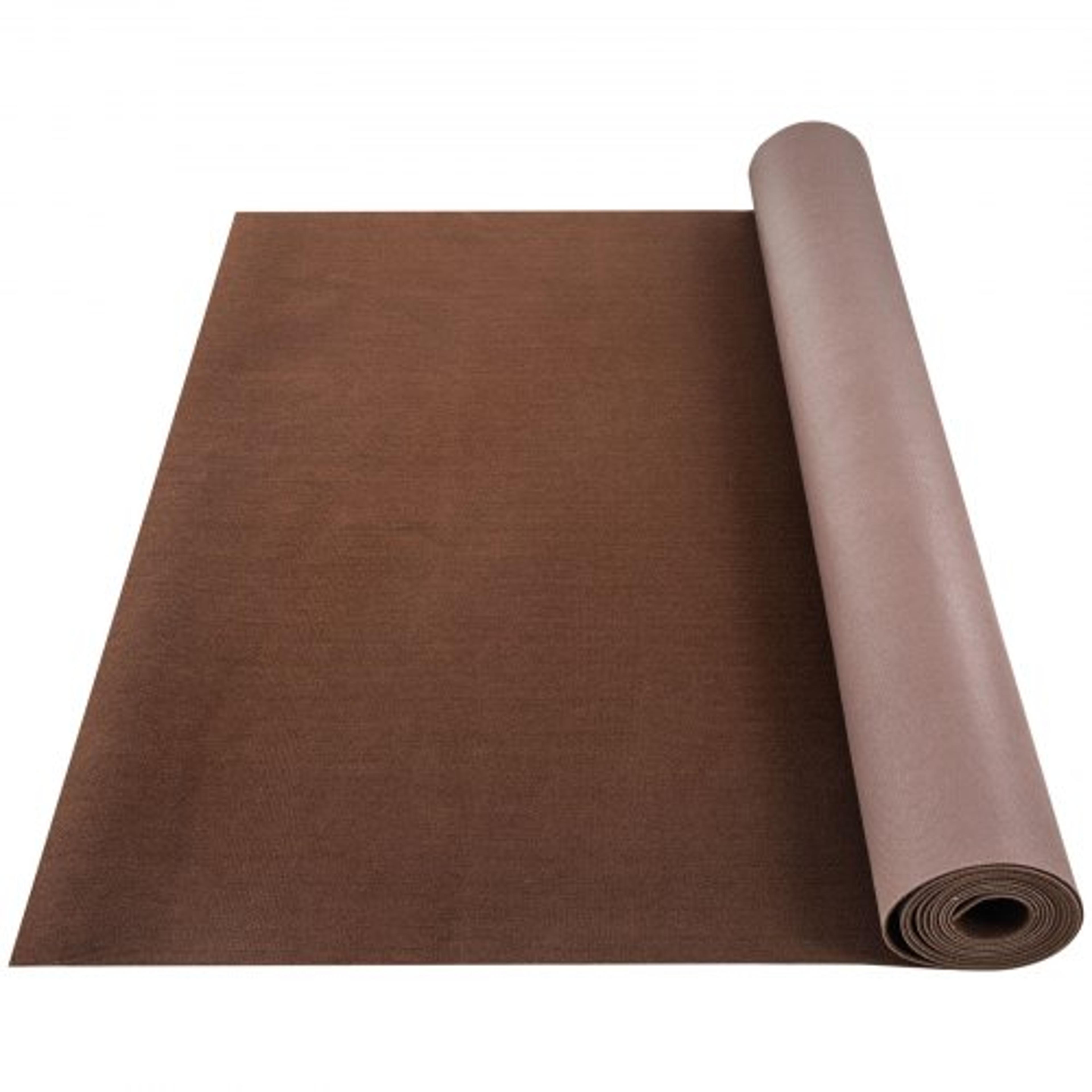 deep brown marine grade boat carpet, durable water-proof carpet roll for deck, pontoon, patio & indoor/outdoor