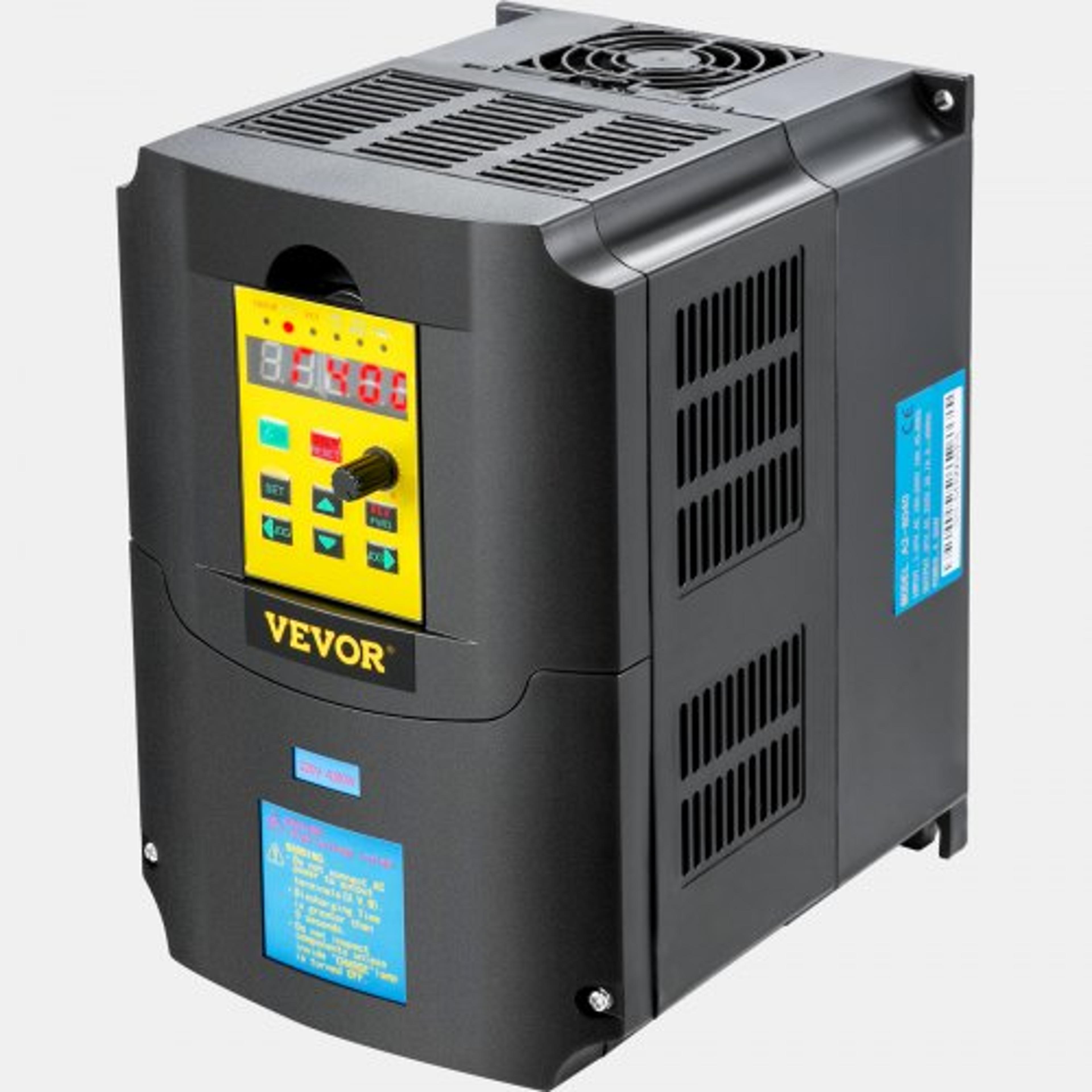 4kw variable frequency drive, cnc motor inverter converter, ac input, phase output for motor speed regulation
