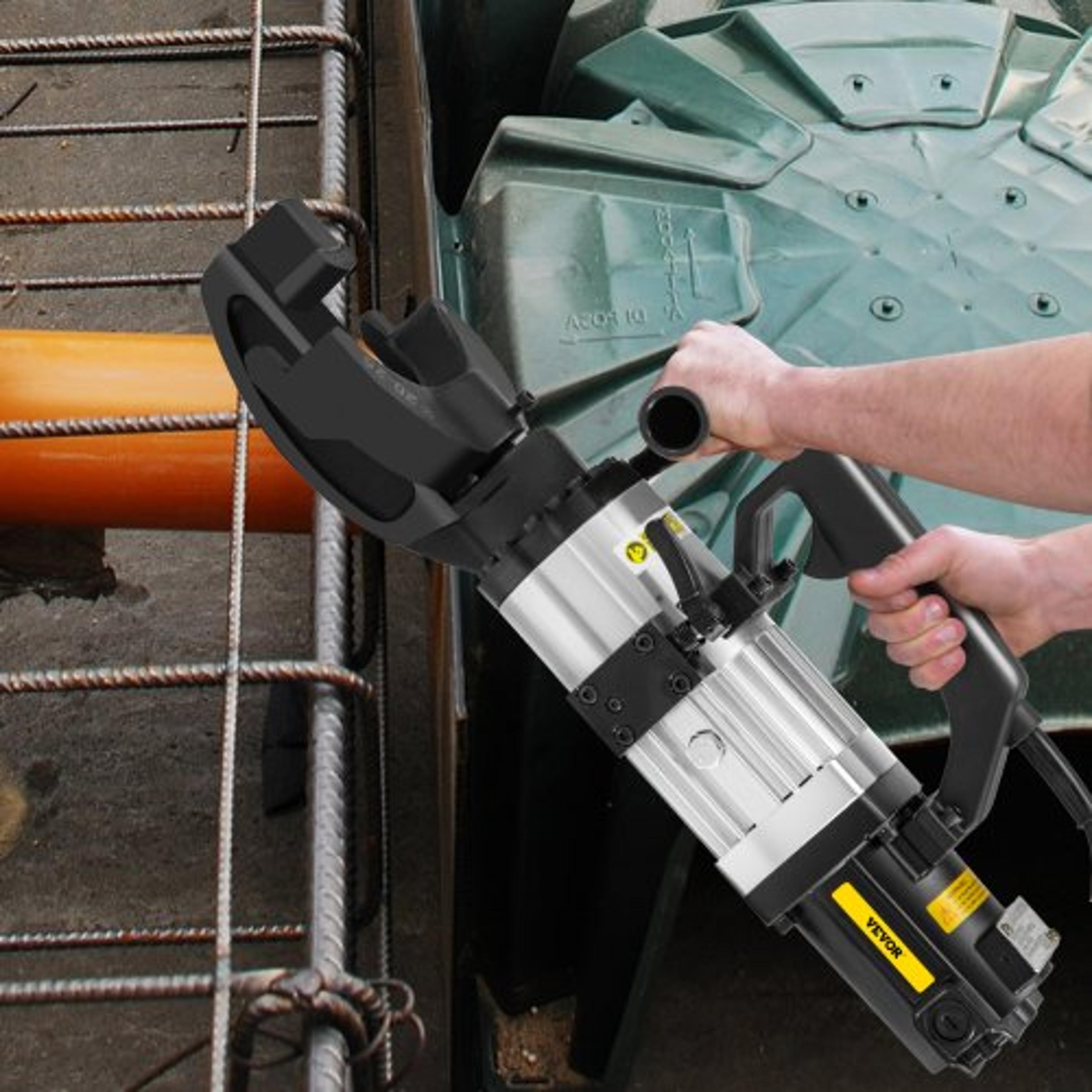 1.5 kw electric rebar bender, 1" (25 mm) hydraulic hand-held steel bender | bends rebar in 5 seconds