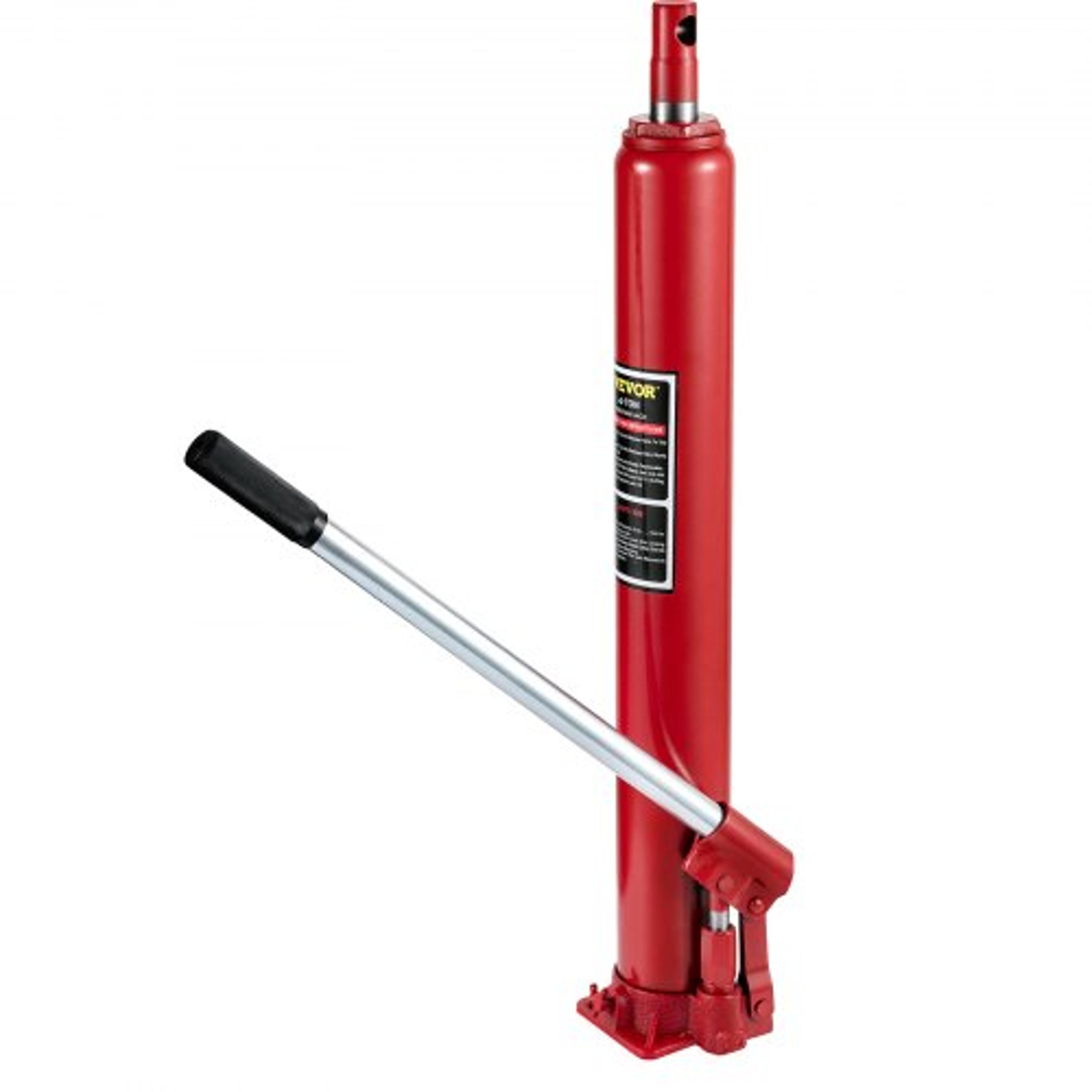 hydraulic long ram jack, manual single-pump cherry picker with flat base, lift range for engine hoists