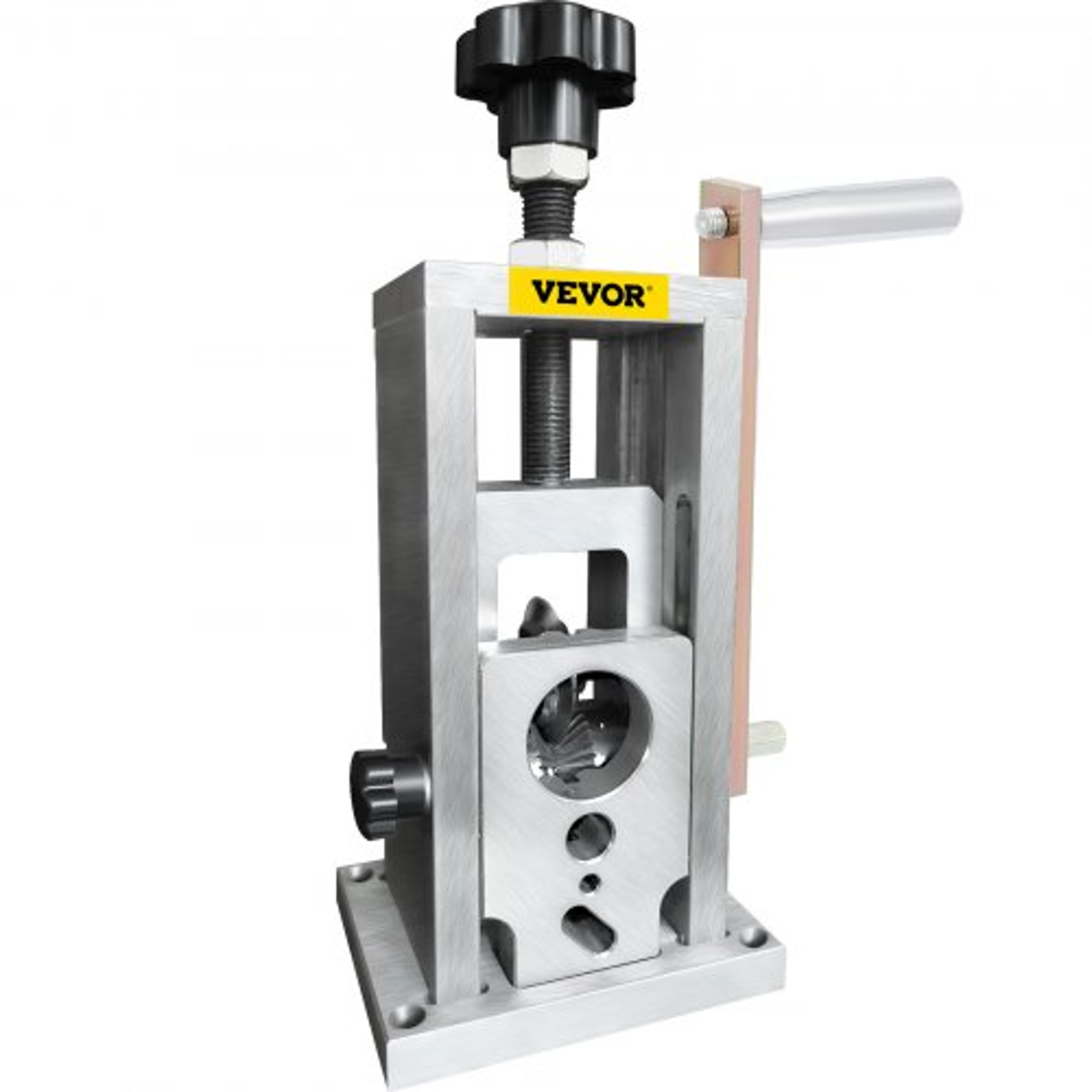 manual wire stripping machine, drill-powered copper stripper w/ ultra-durable steel blade, portable scrap cable