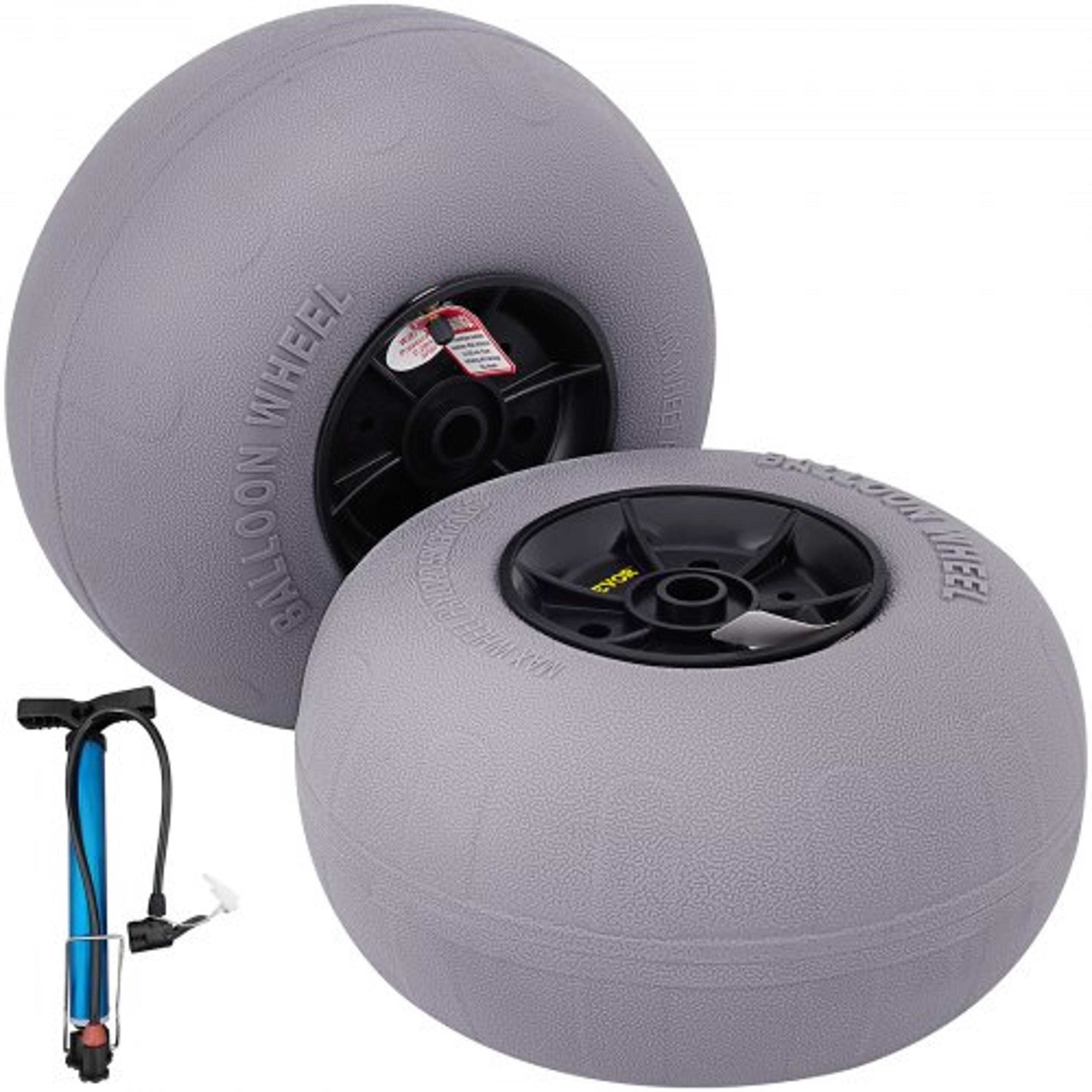 beach balloon wheels, heavy-duty tpu replacement sand tires for kayak dolly, canoe cart & beach buggy