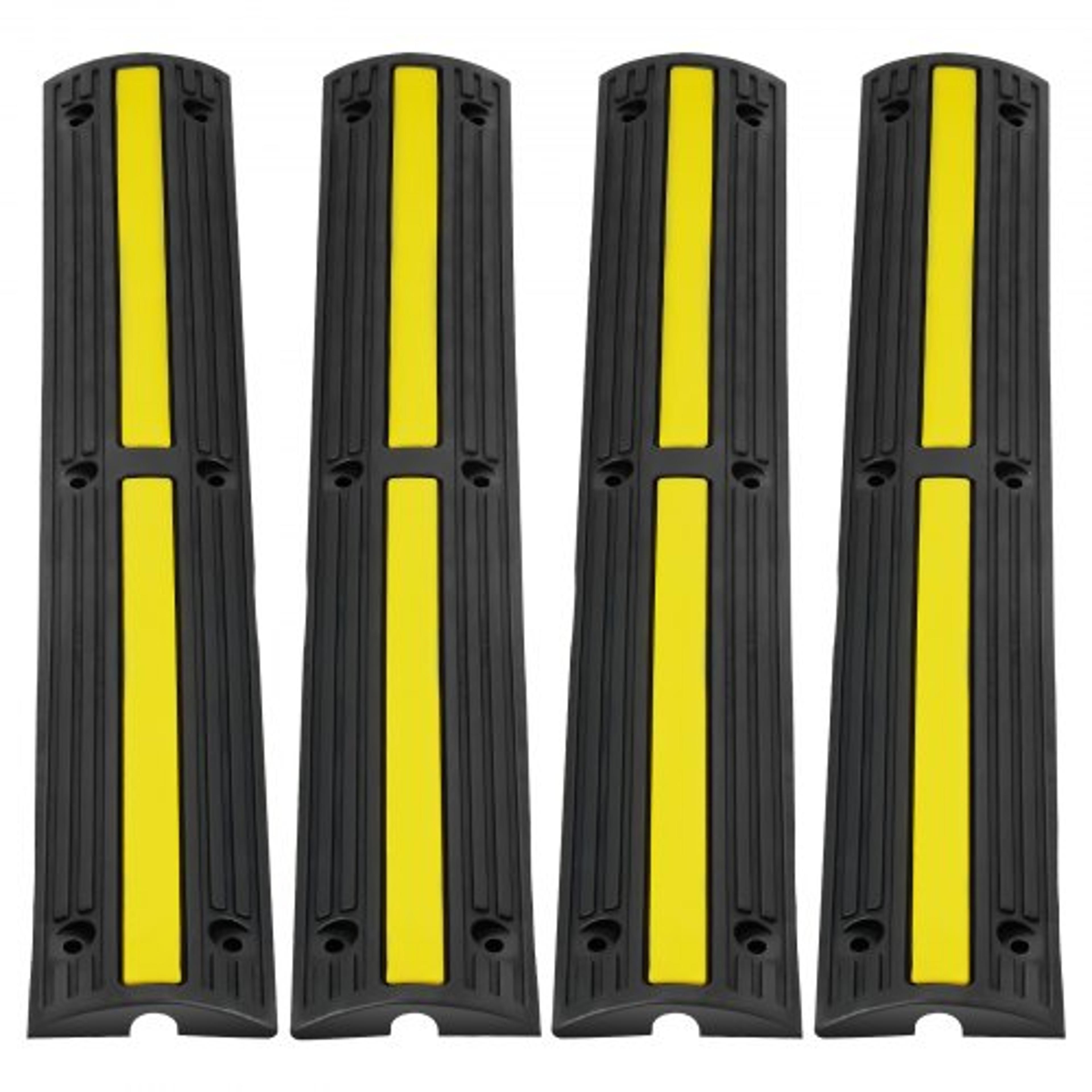 cable protector ramp, channel rubber speed bumps, high lbs axle capacity, floor cord cable protector