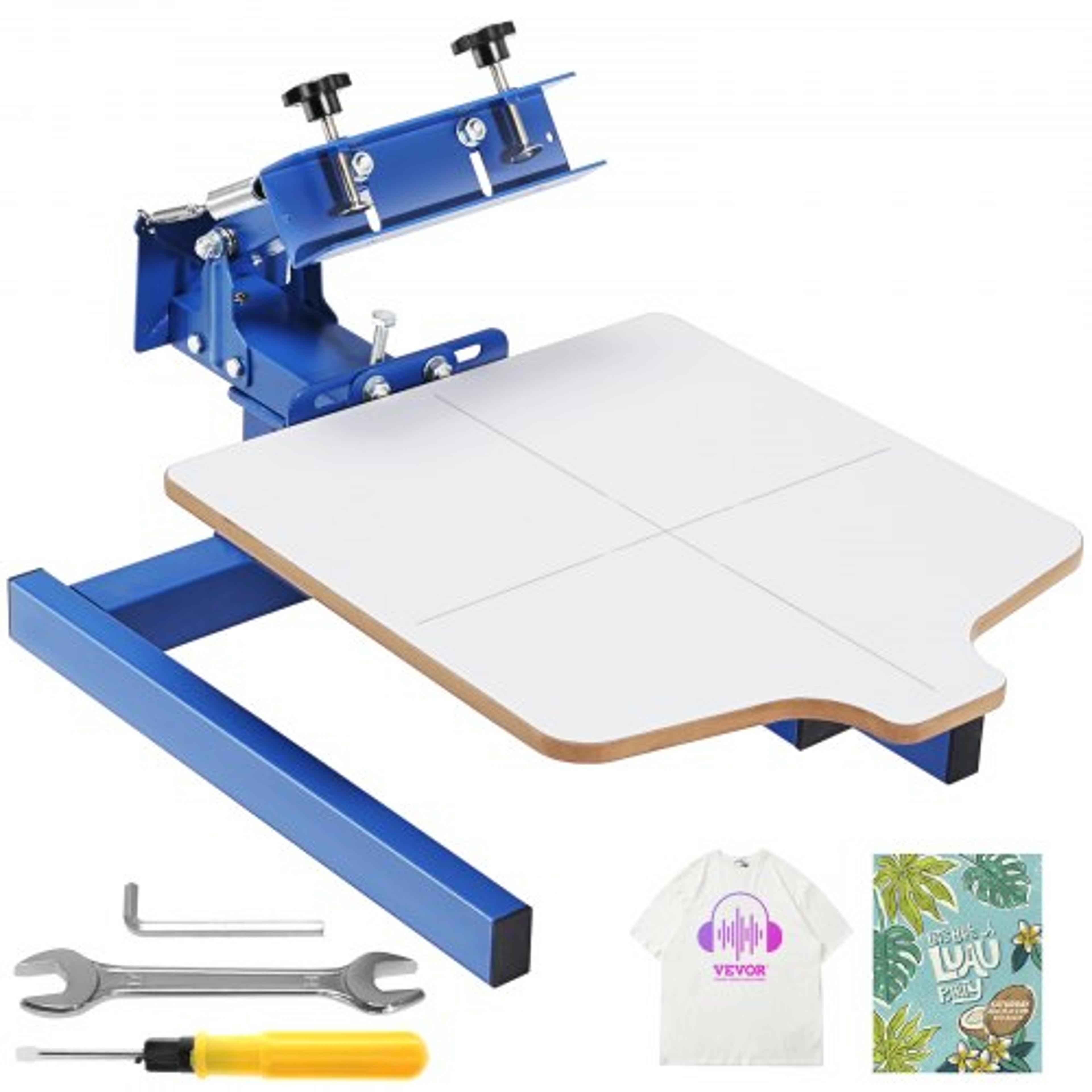 compact screen printing machine station press for t-shirt diy printing