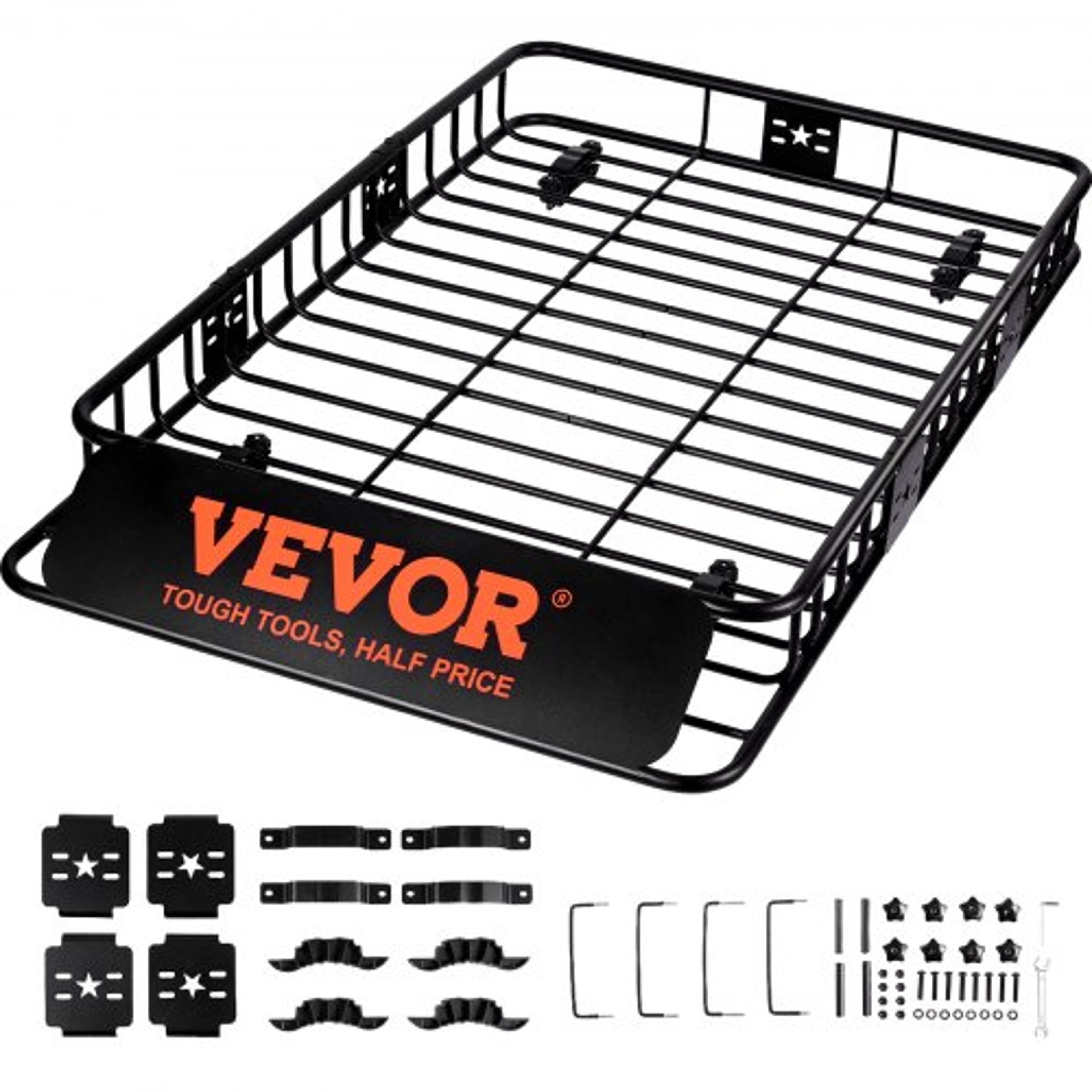 heavy duty roof rack cargo basket with extension high lb capacity universal rooftop carrier