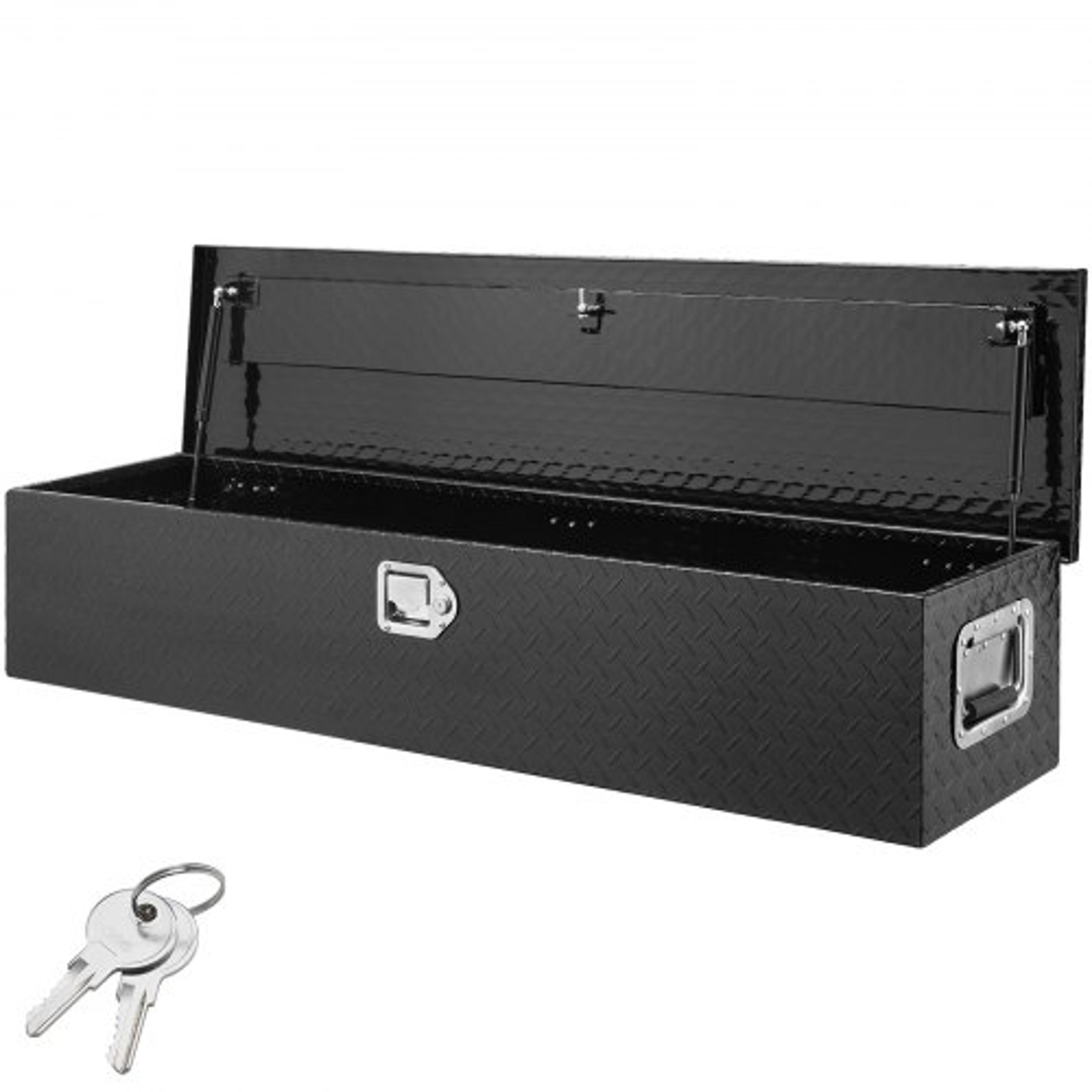 truck bed tool box heavy-duty aluminum tool box with lockable waterproof storage