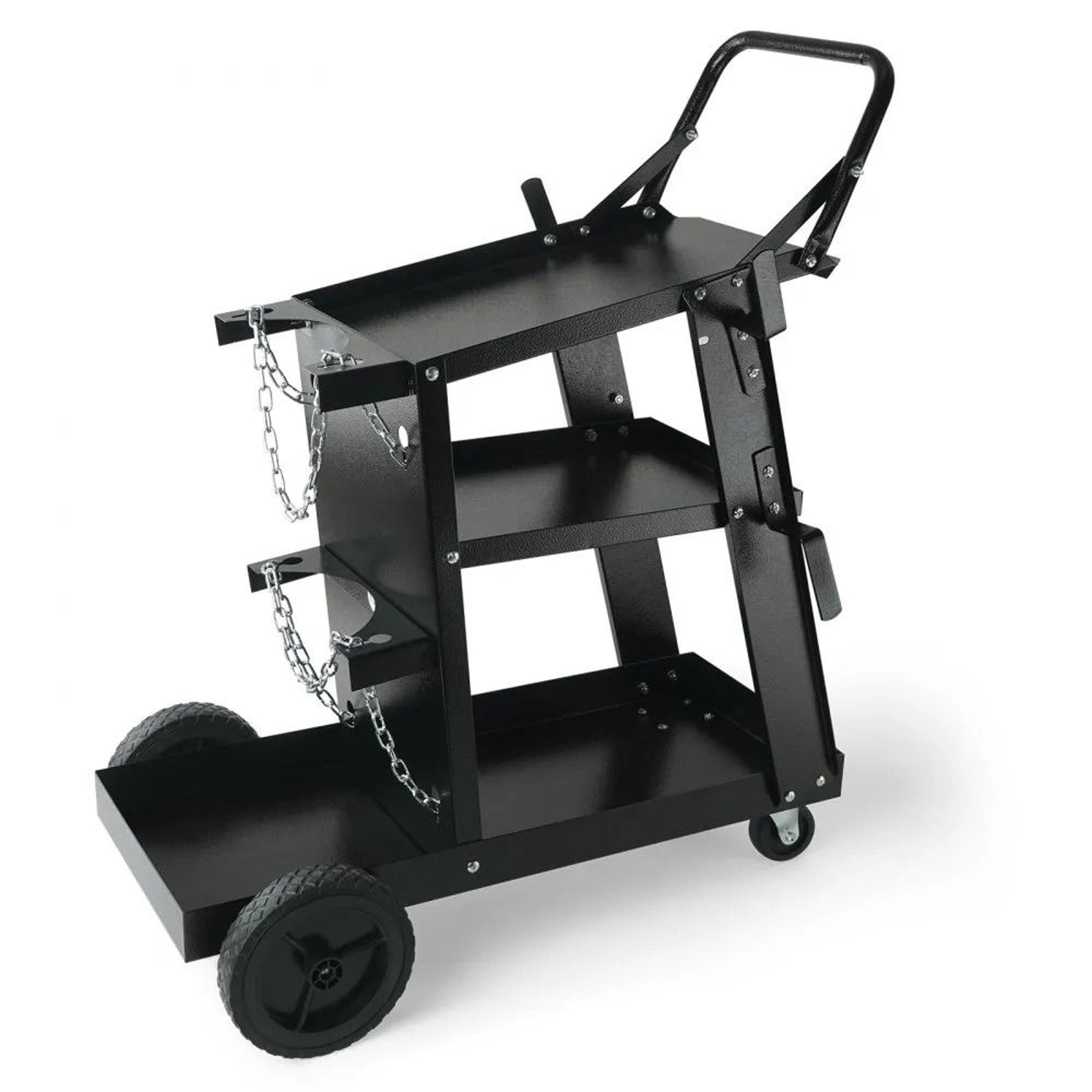 welding cart heavy duty, high lbs welder cart with swivel wheels, mig tig arc plasma cutter welding machine rolling