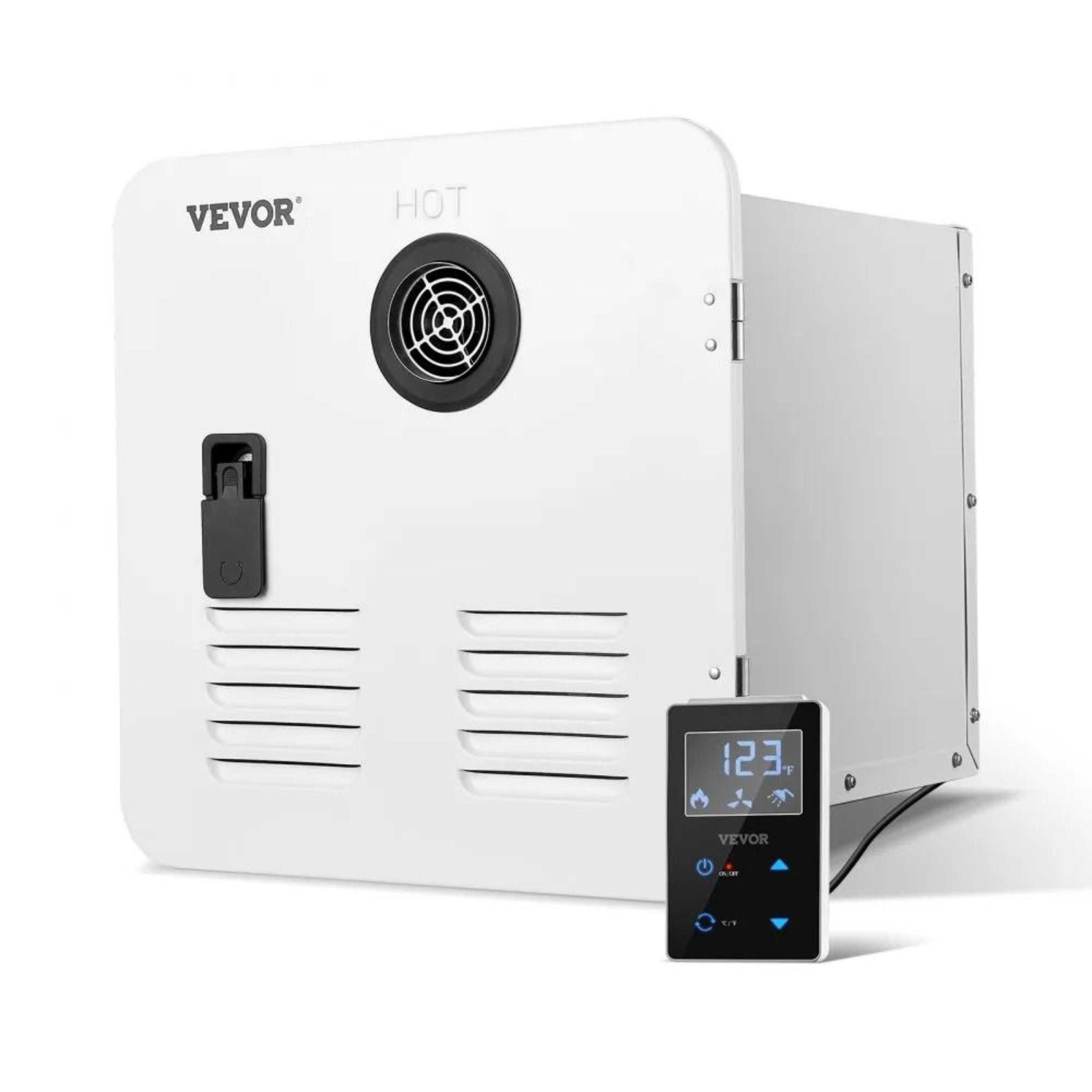 instant shower with white door and remote controller, btu optimized comfort performance hot water