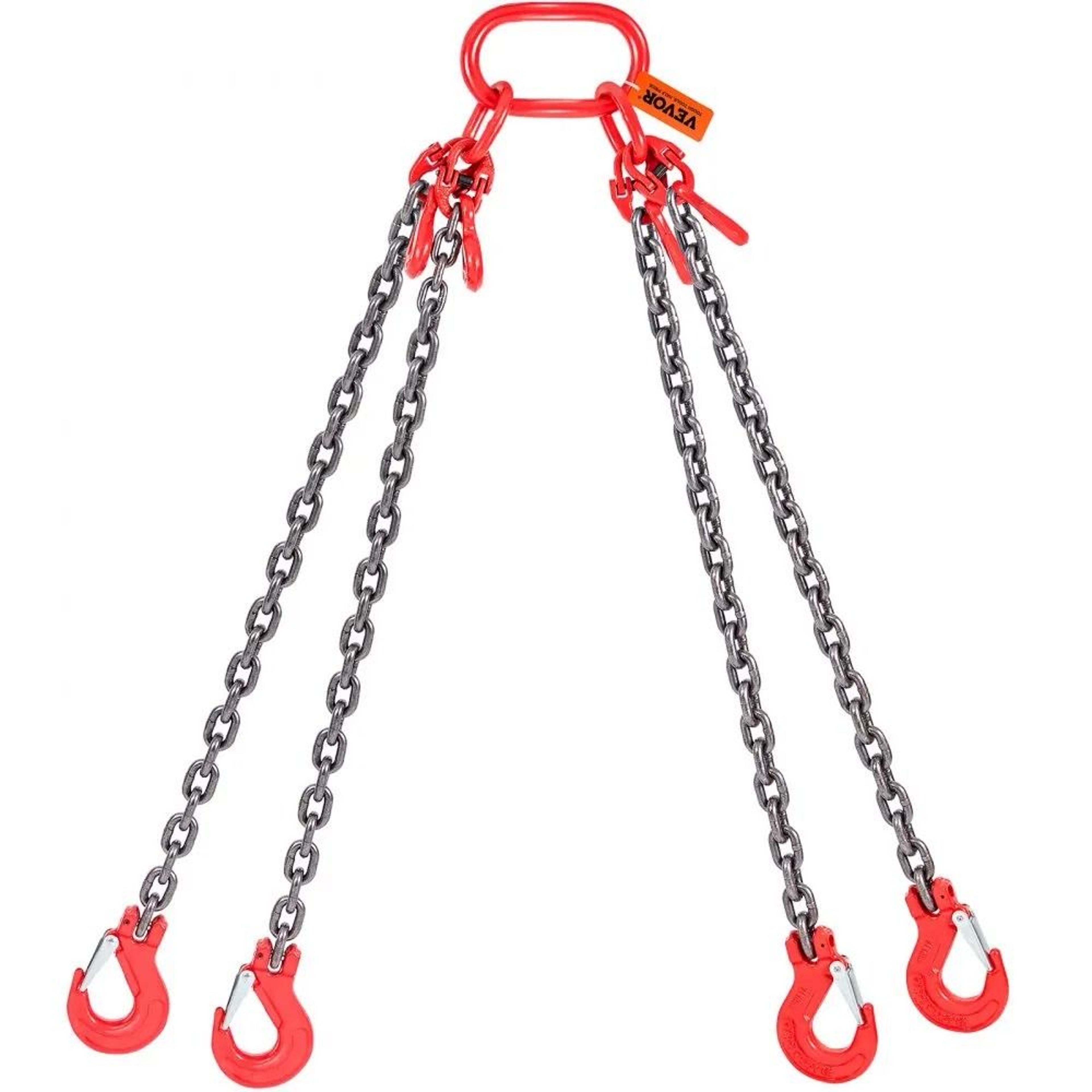 engine chain hoist lifts, lifting sling chains, lifting chains with hooks, engine lift chain with adjusters