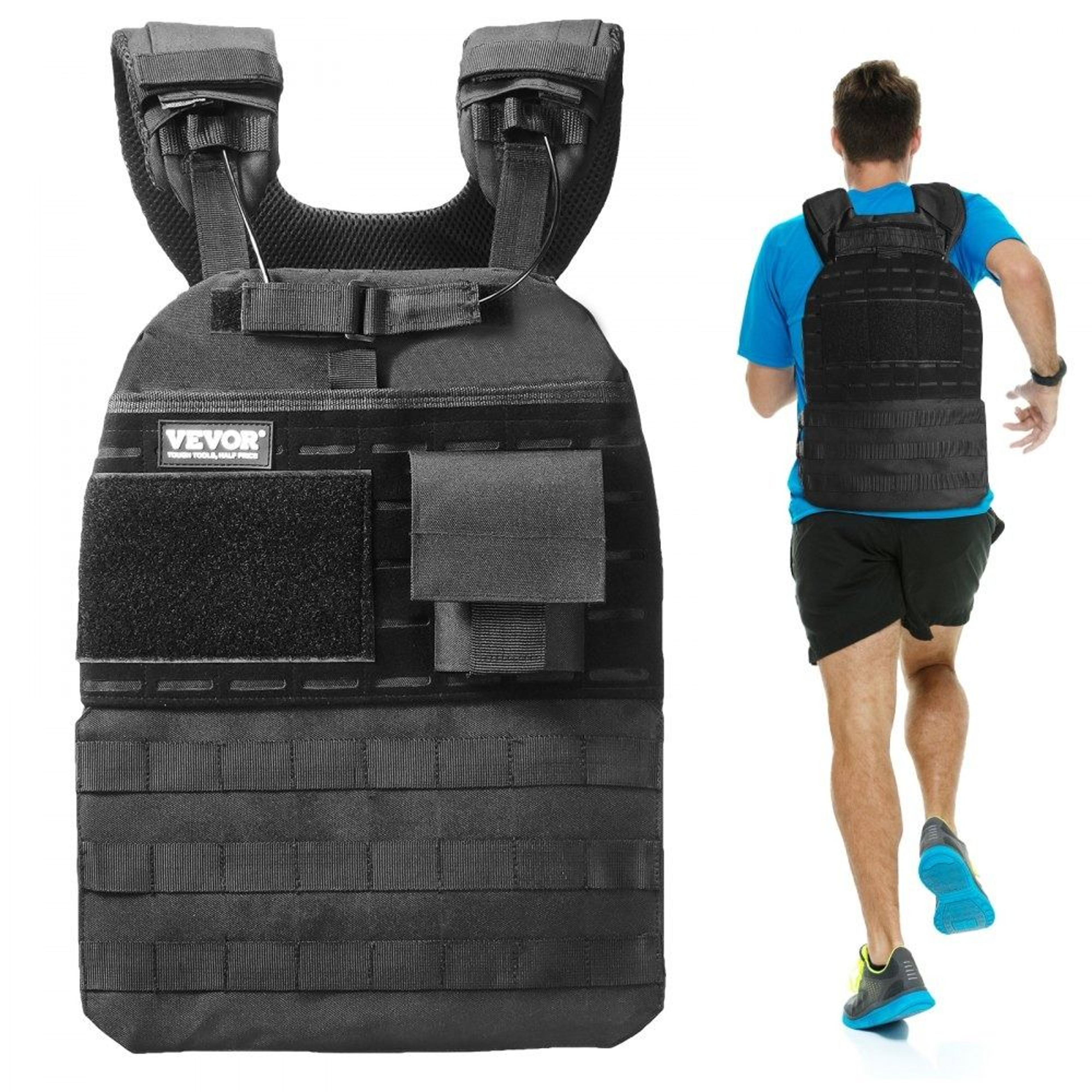 adjustable weighted vest 40lb for strength training, running & endurance workouts