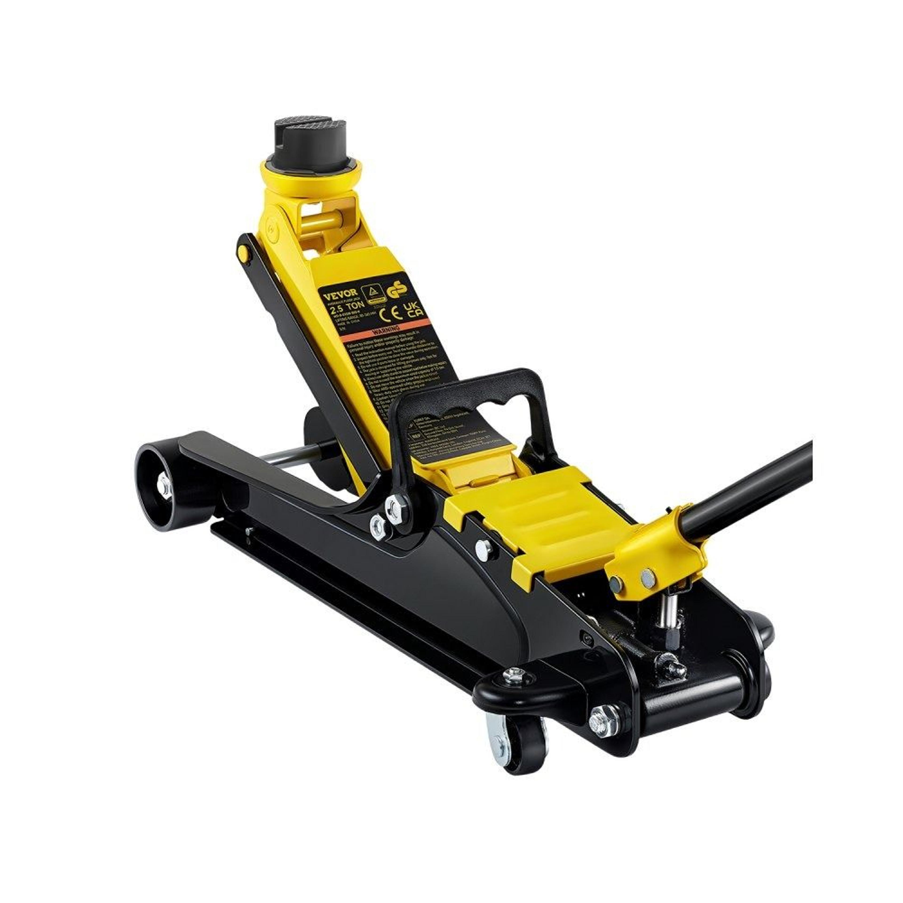 2.5 ton low profile floor jack heavy-duty steel hydraulic floor jack for cars, suvs & trucks
