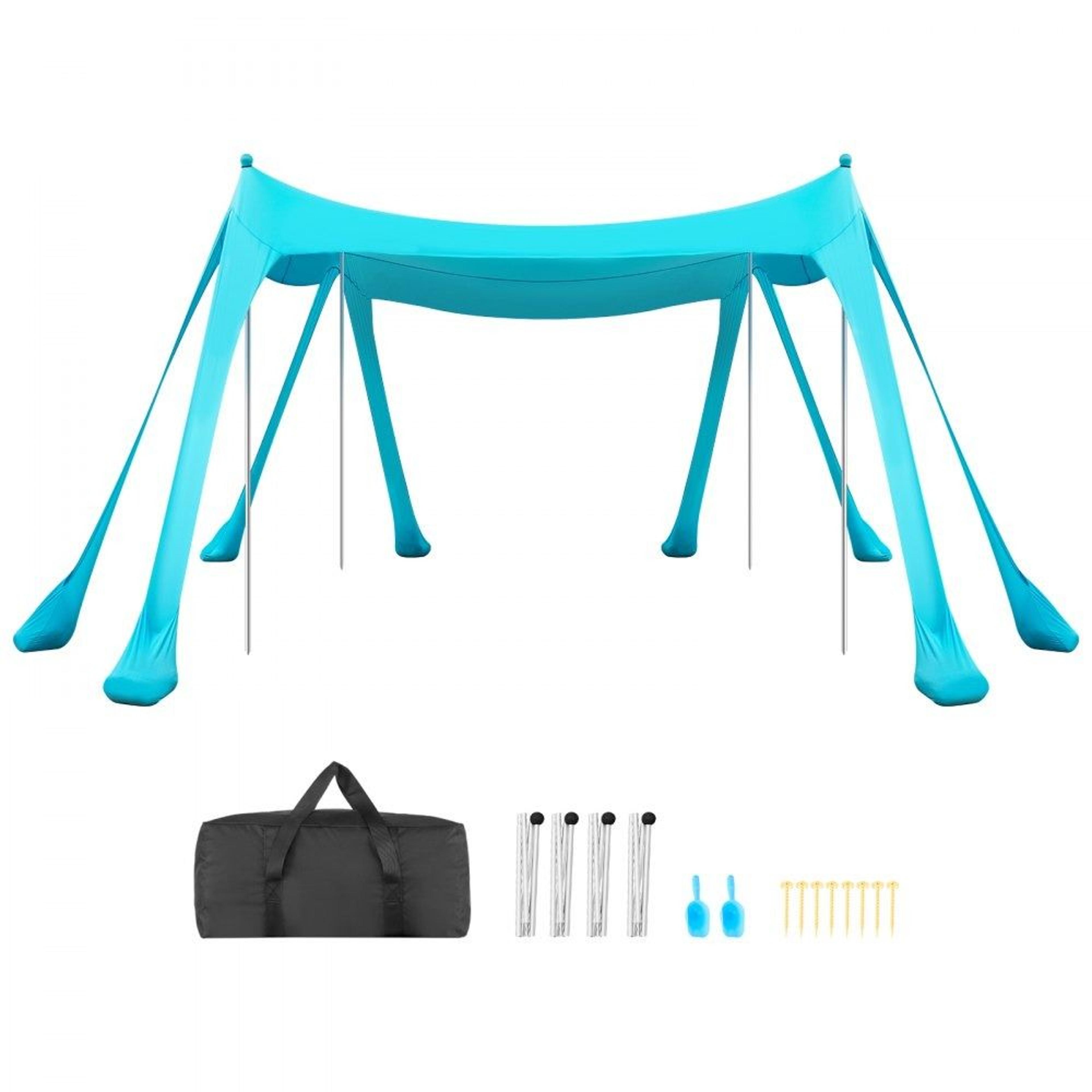 beach tent sun shelter upf50+ portable shade canopy