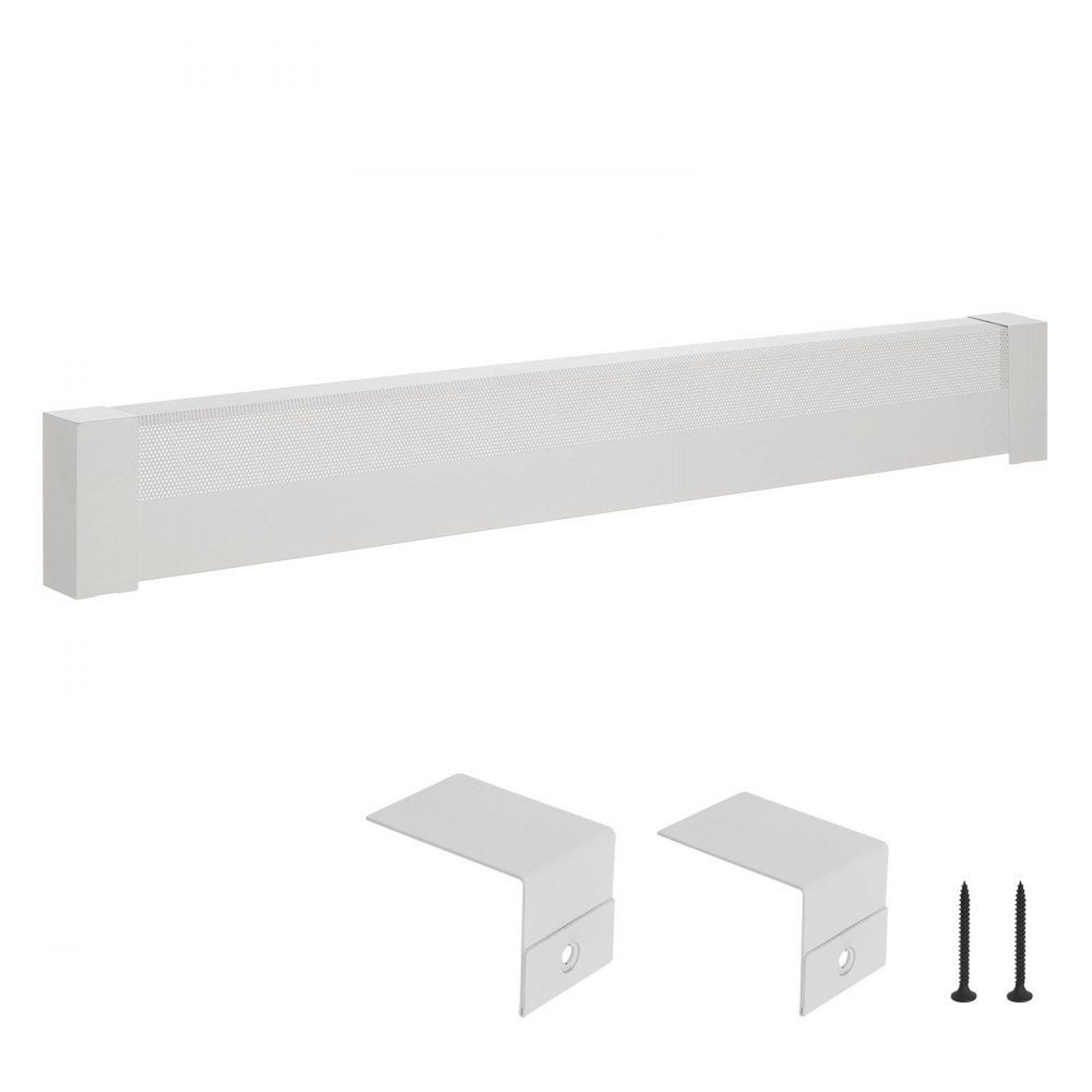5 ft baseboard heater cover steel heater cover replacement for standard electric heating units, white