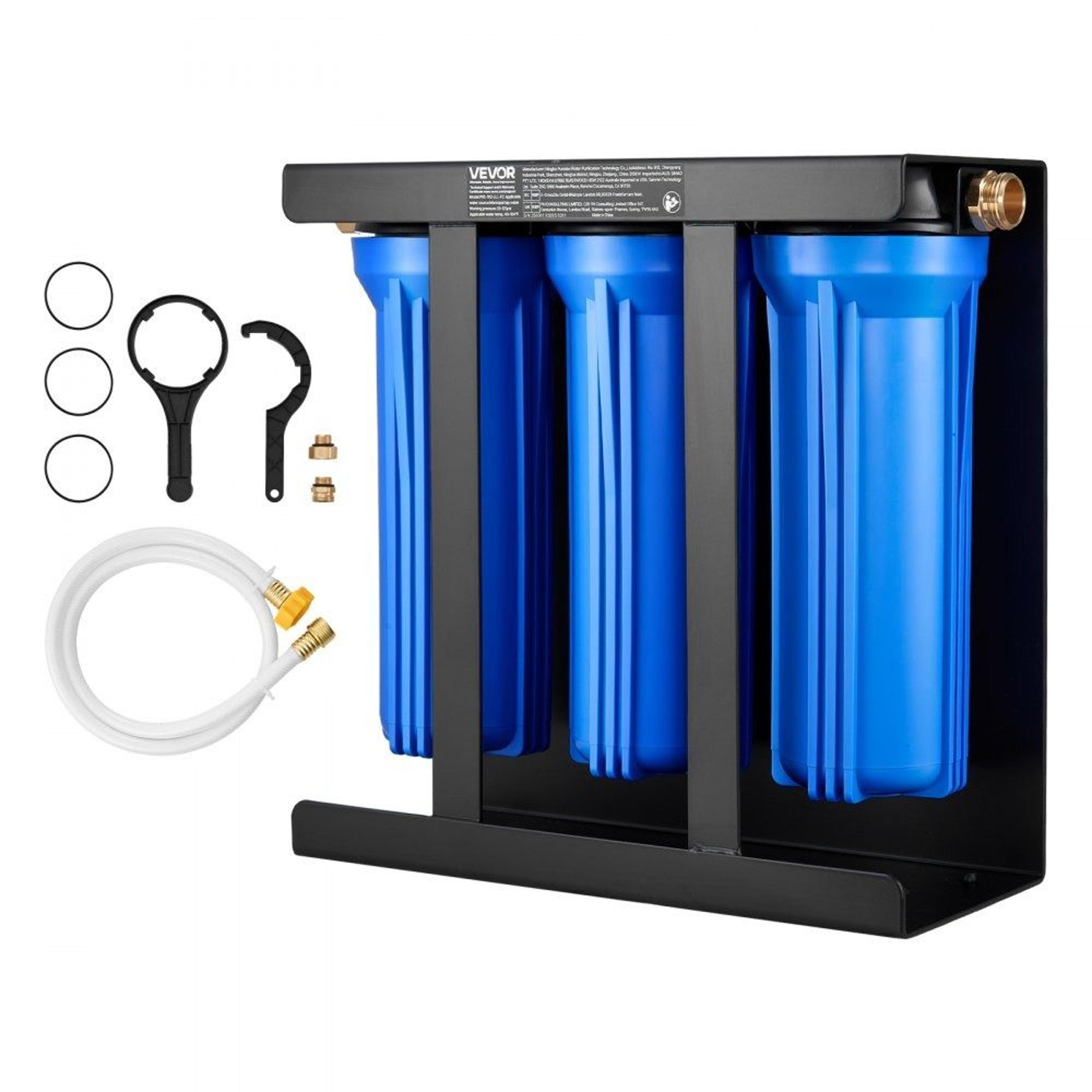 rv water filtration system 3 stage filter for clean fresh camping water