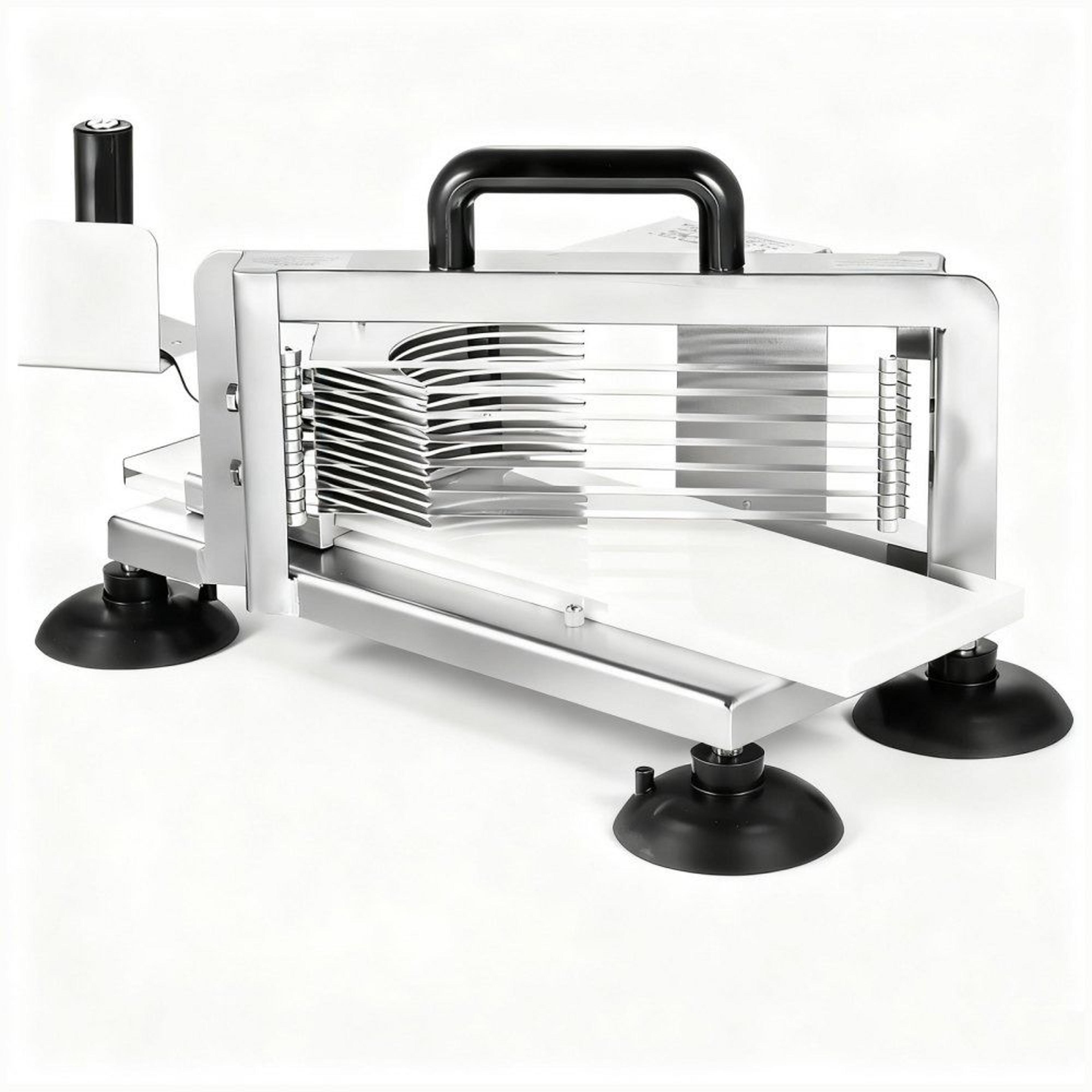commercial tomato slicer 3/8 inch stainless steel manual vegetable cutter