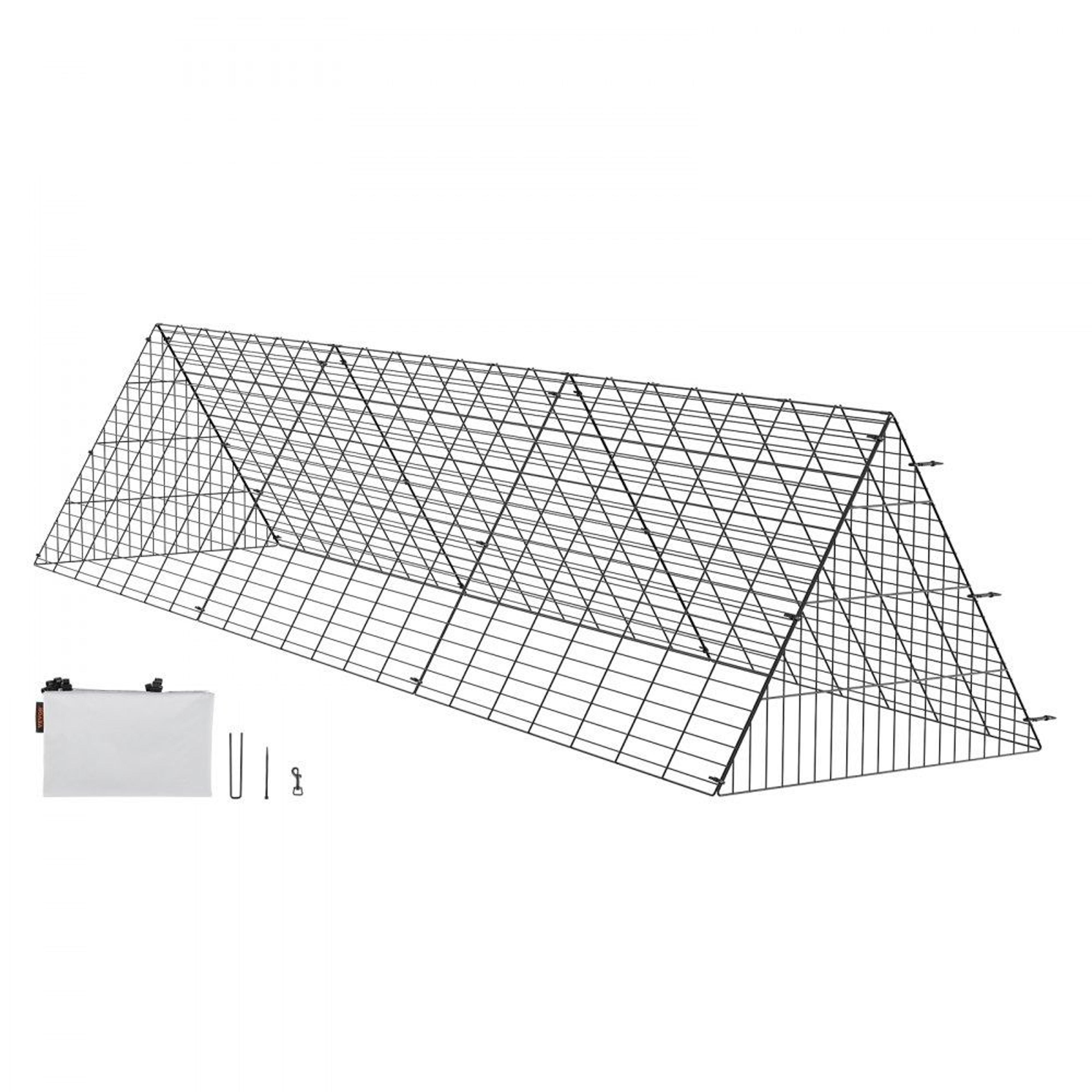 chicken tunnel portable chicken run for yard with weather cover