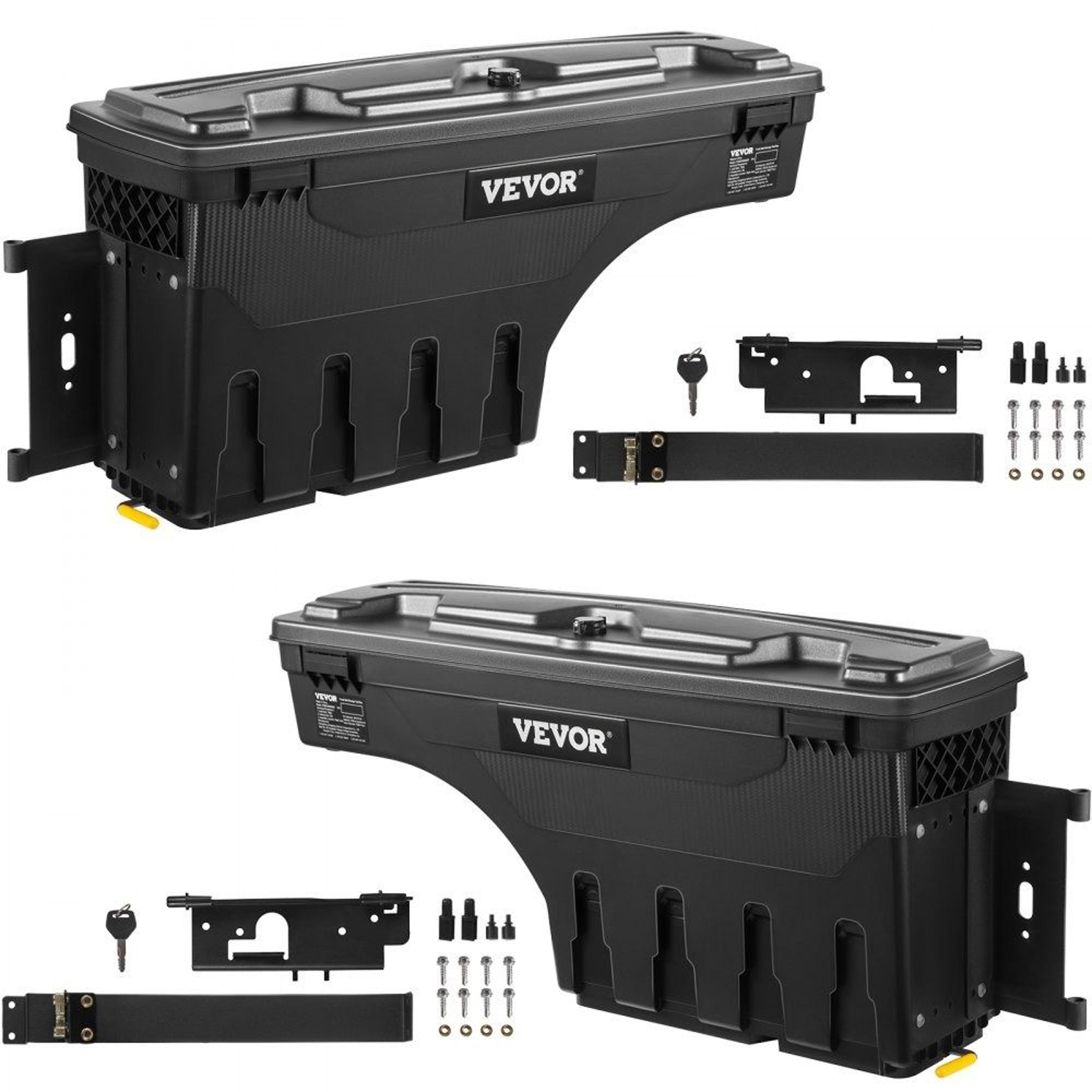 truck bed storage tool box set for 2019 to 2020 silverado 1500 and sierra 1500