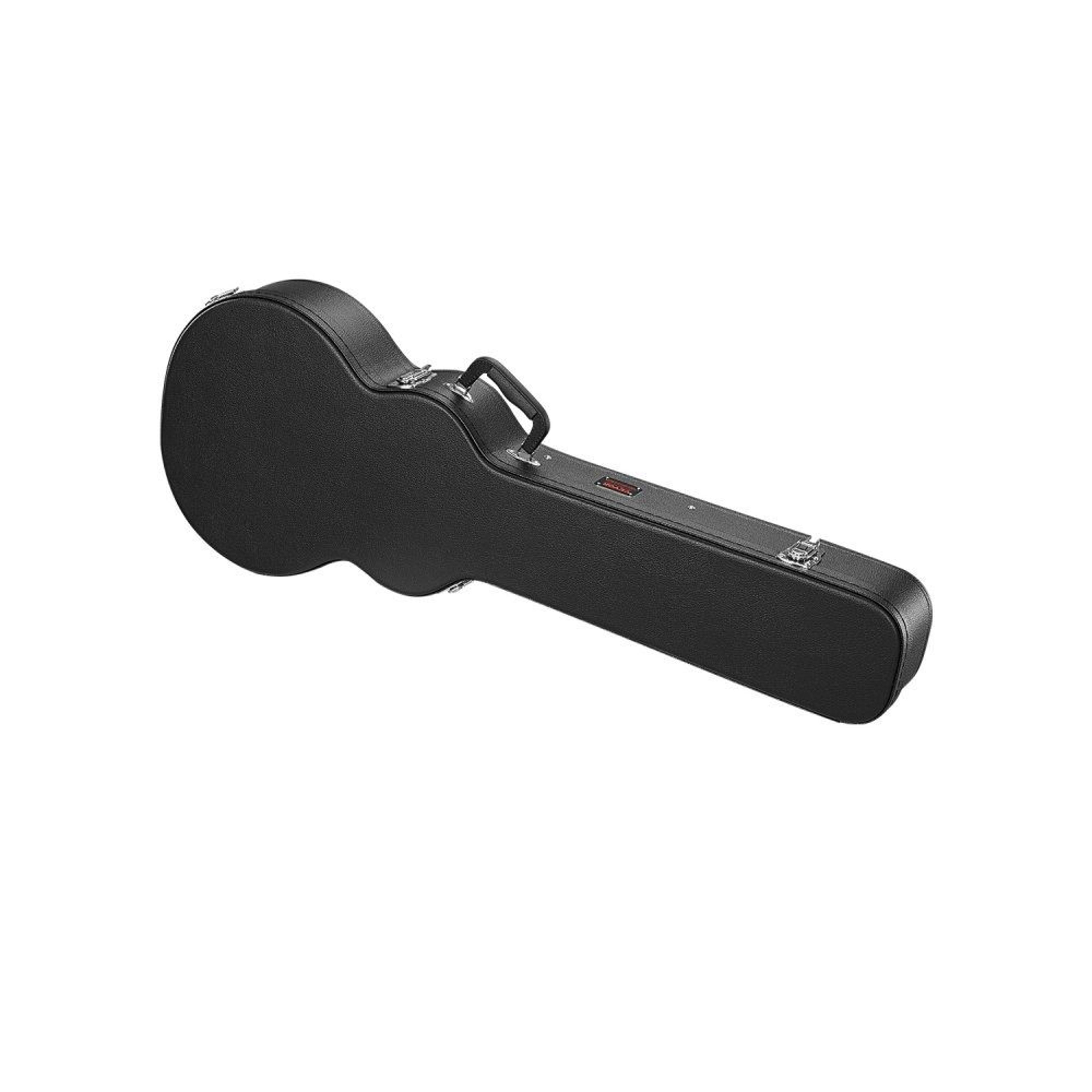 electric guitar hard case with locking latches and padded interior for 39 inch guitars