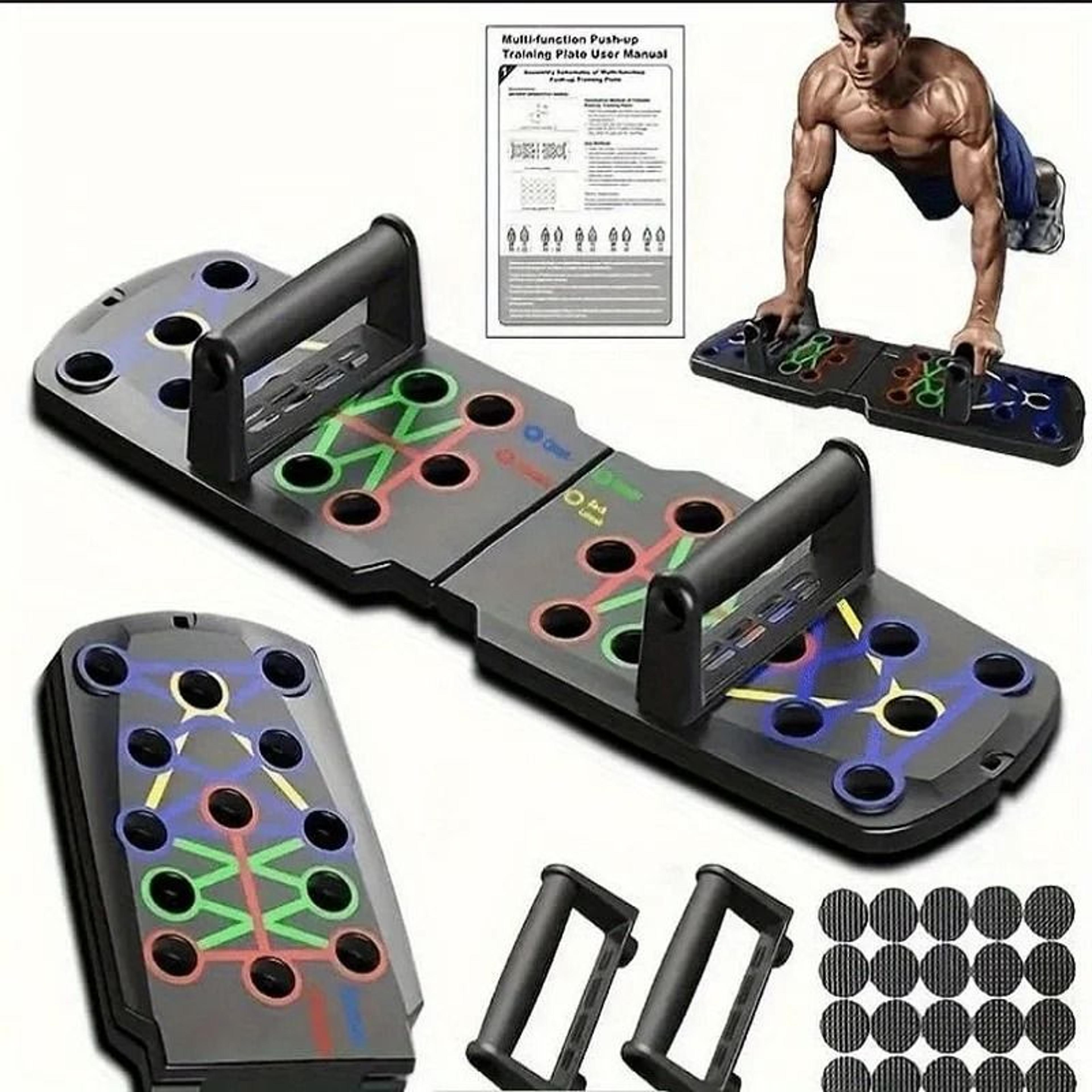 push up board home workout system for chest core and upper body strength training