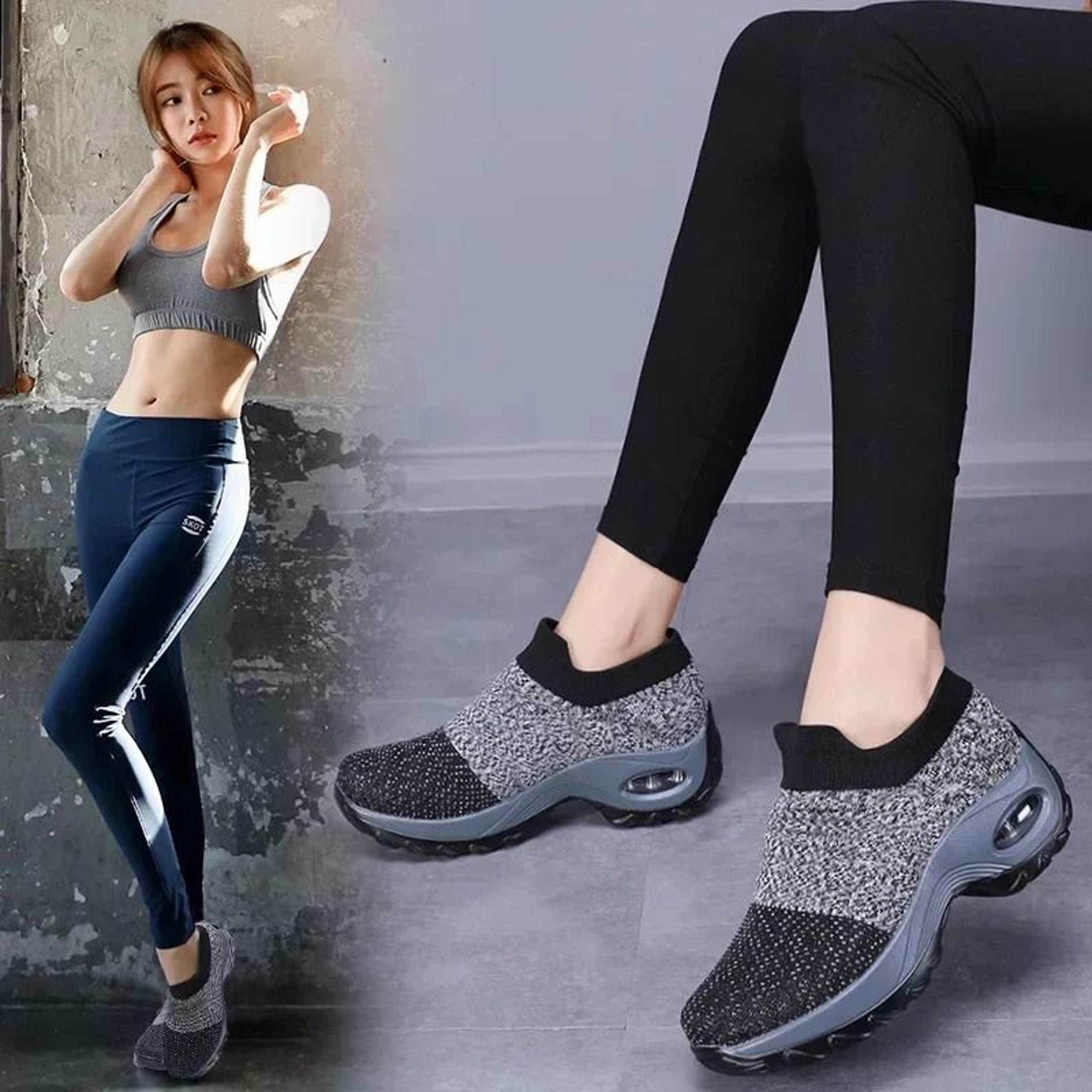 women orthopedic style non slip platform sneakers breathable wear resistant casual shoes
