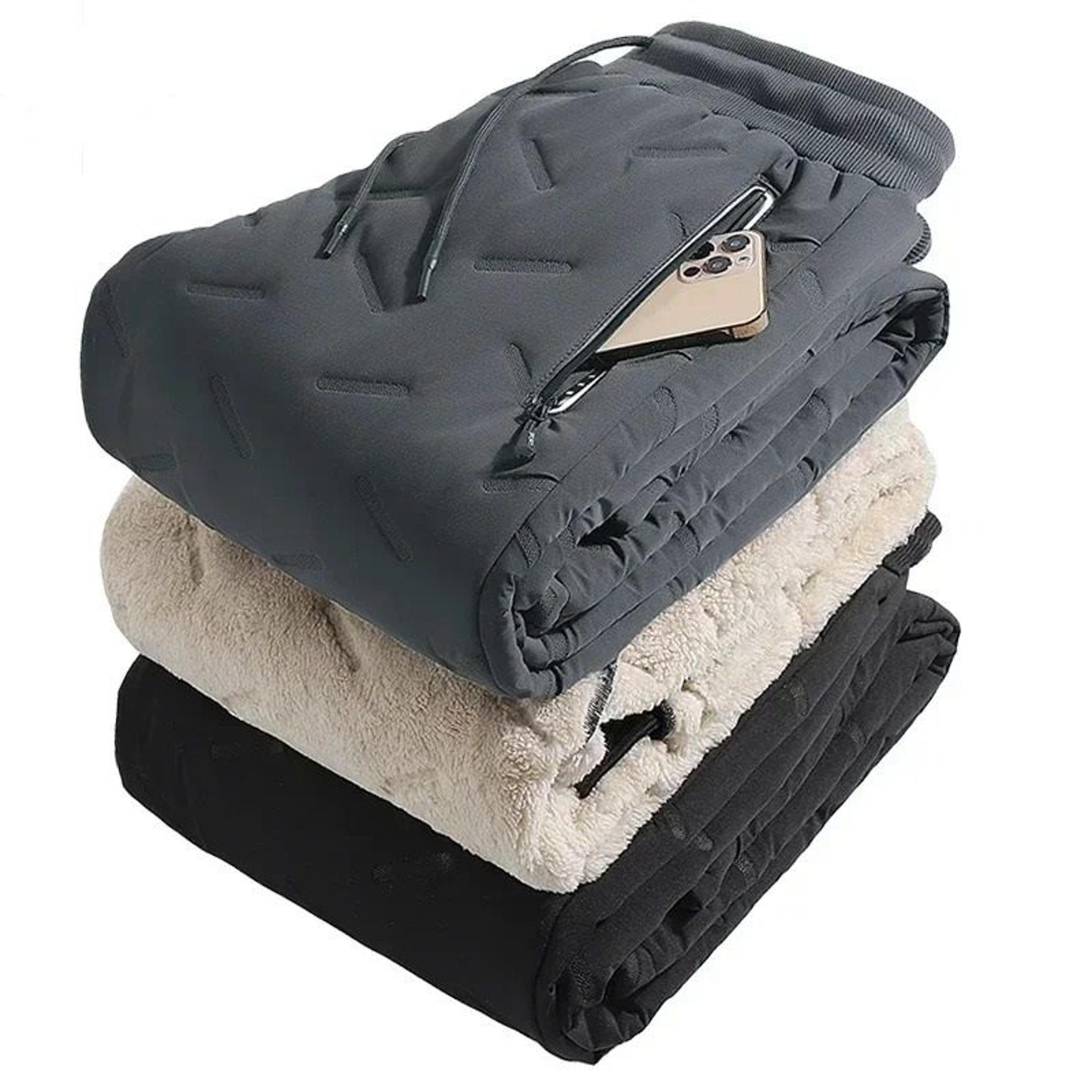 men waterproof insulated cotton padded winter pants for ski hiking and cold weather