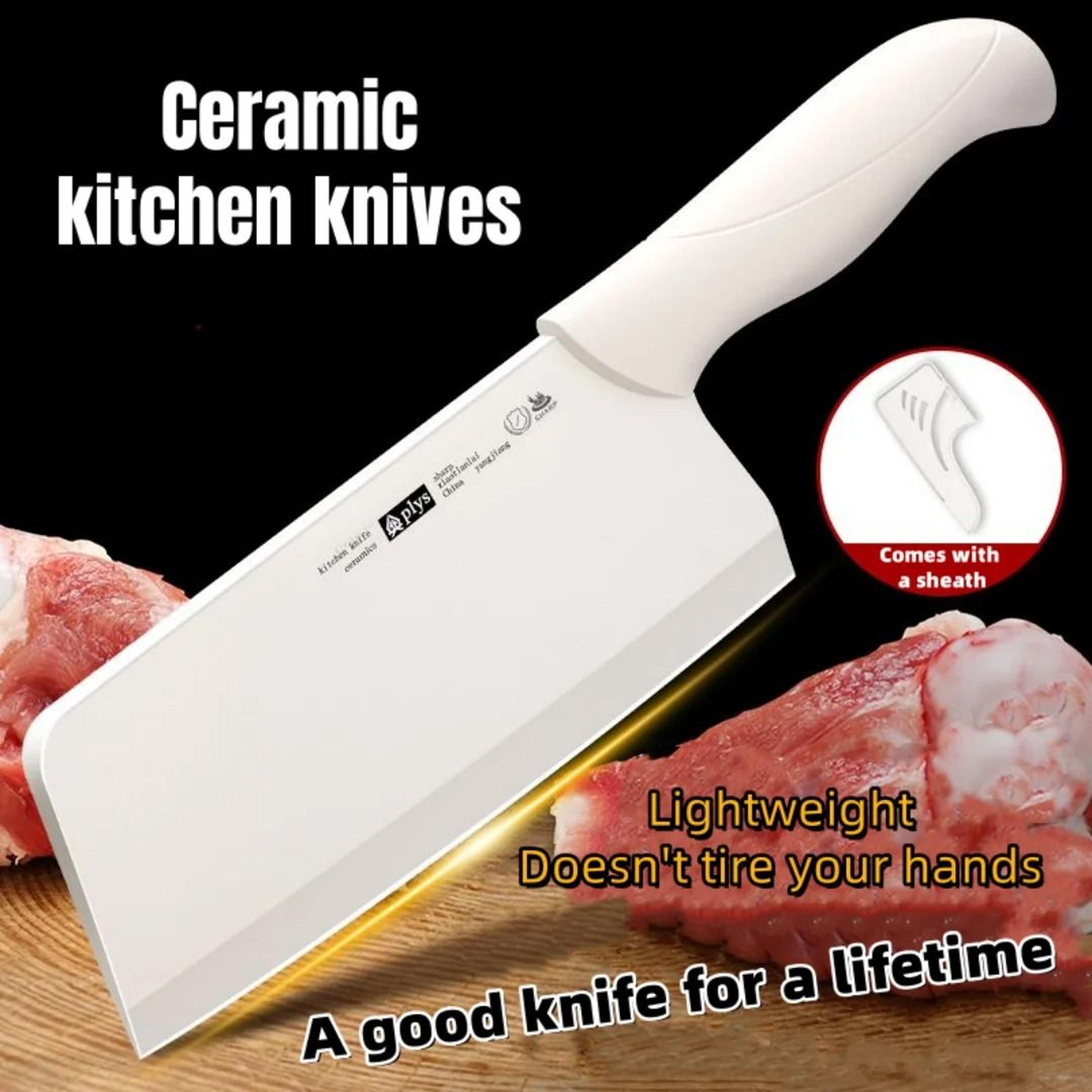ceramic kitchen knife set for slicing cutting and filleting