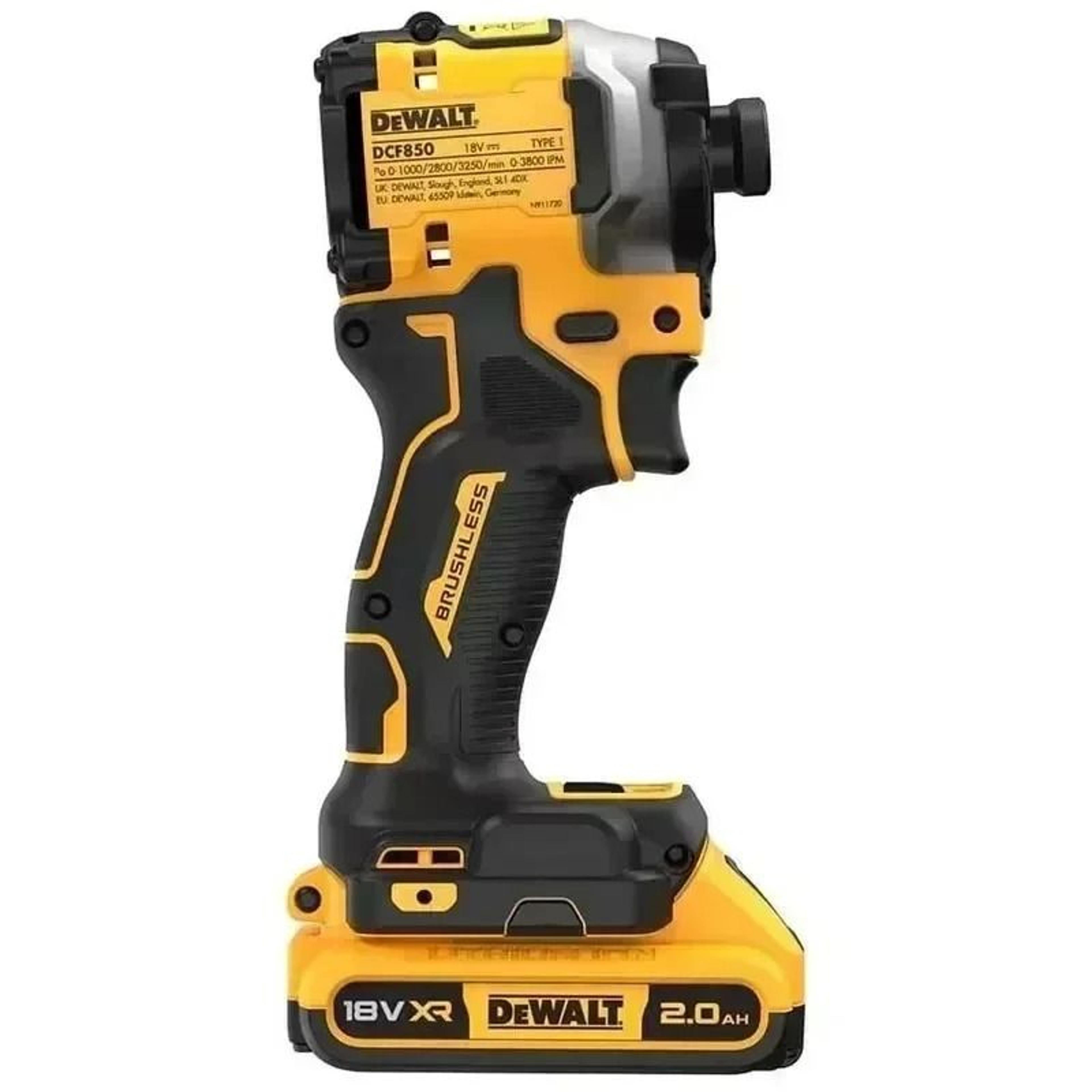 compact brushless impact driver with high torque for fastening and drilling