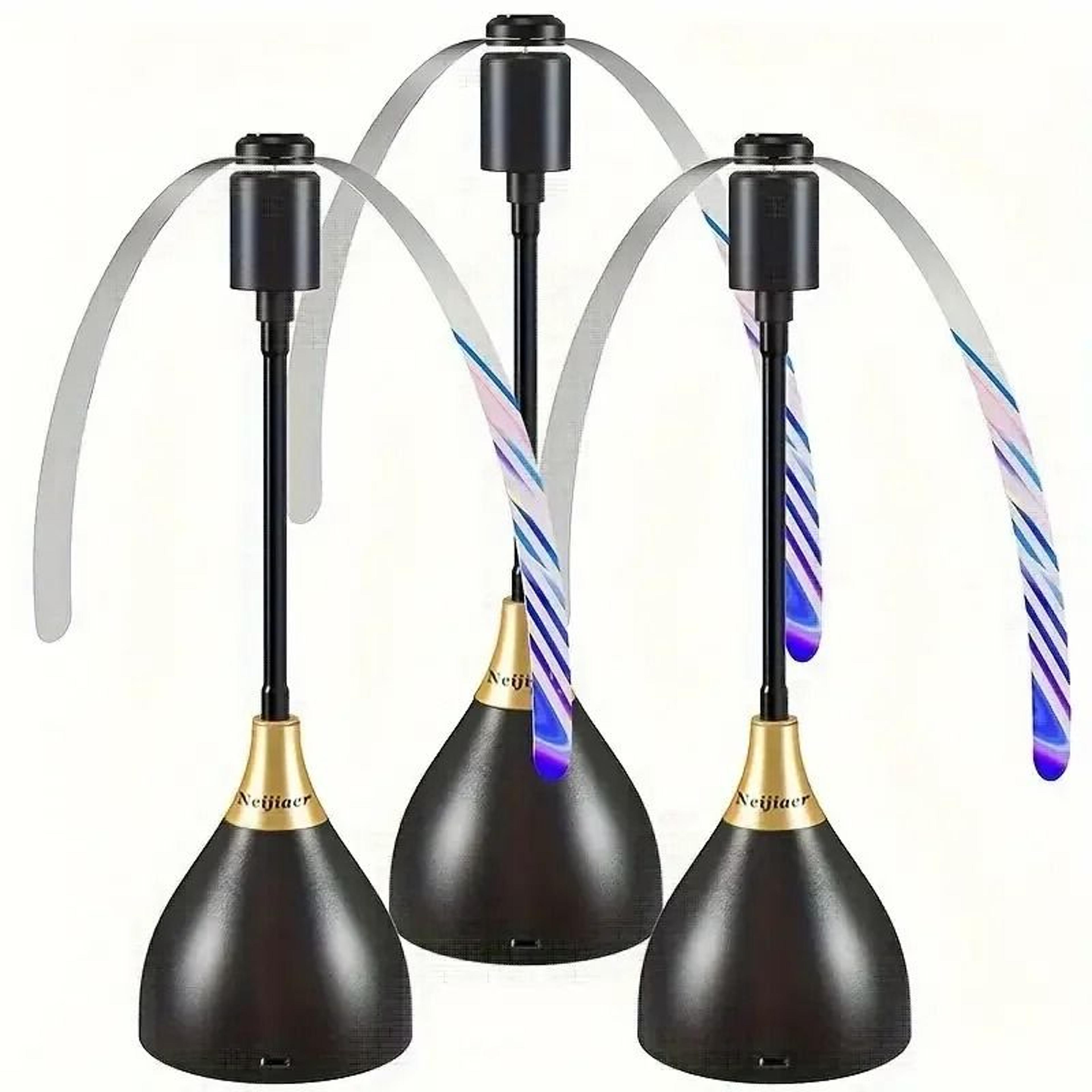 fly repellent table fans with soft blades for outdoor dining and picnics
