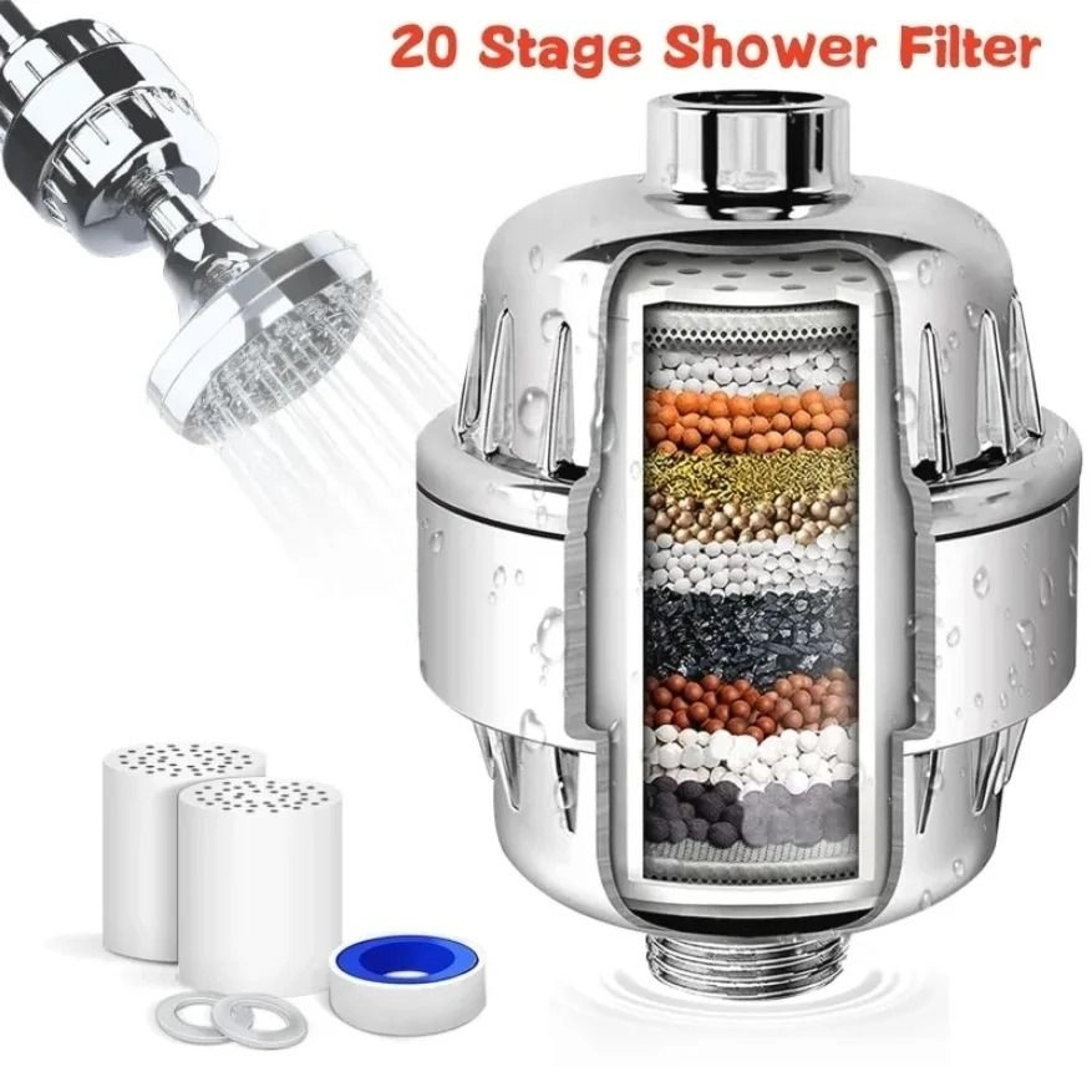 20 stage shower head water filter for deeper purification