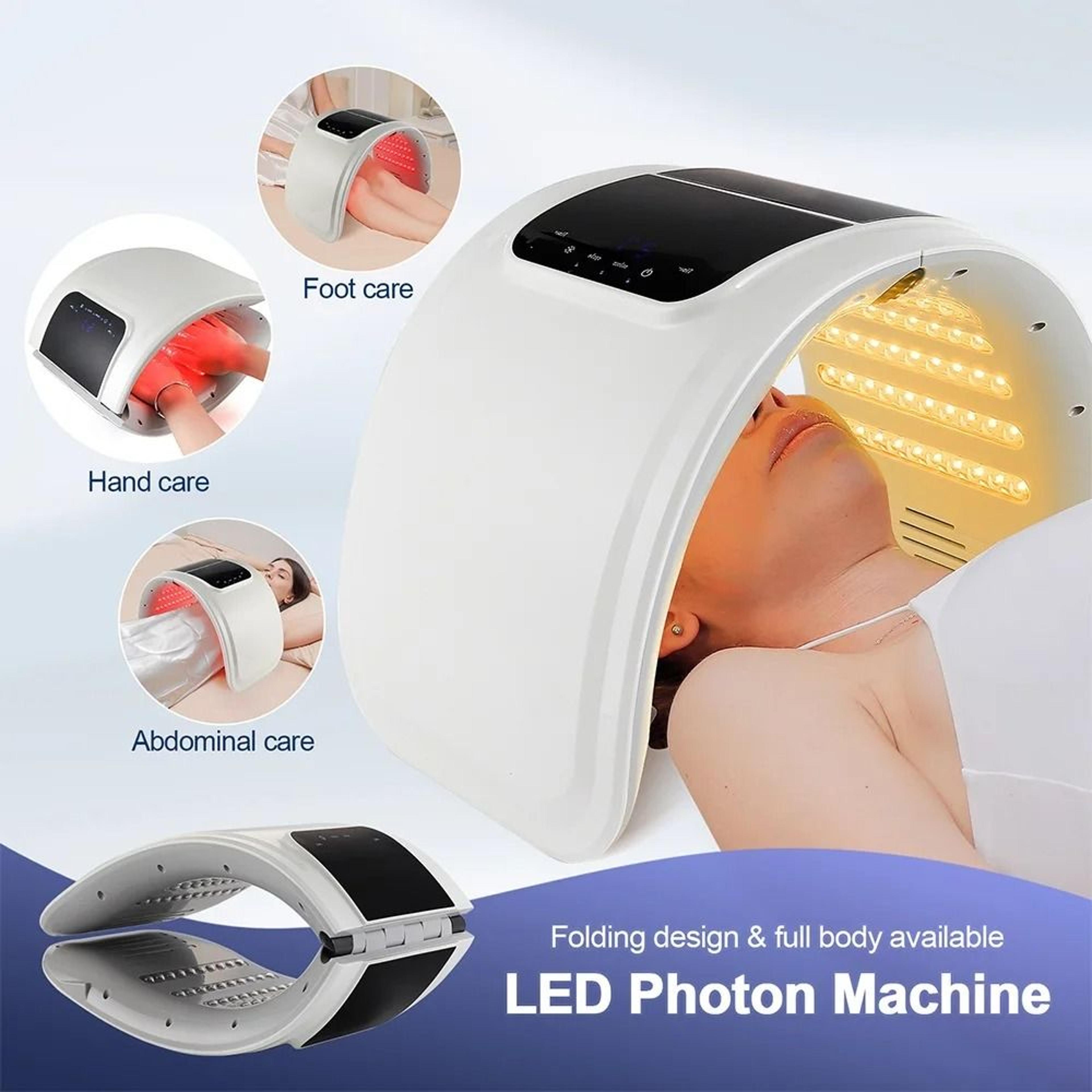 seven color light therapy mask for skin renewal