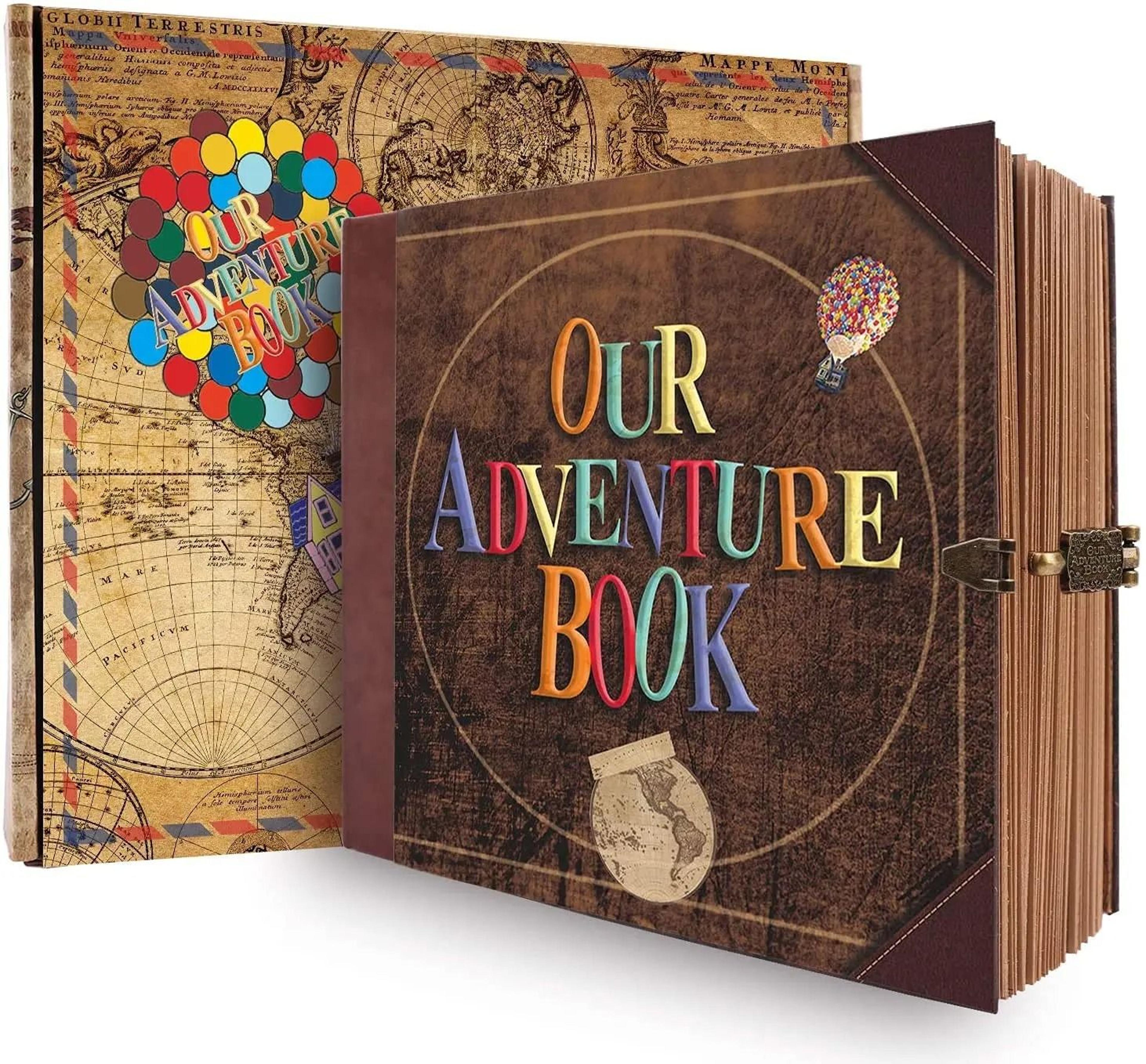 diy handmade our adventure photo album scrapbook