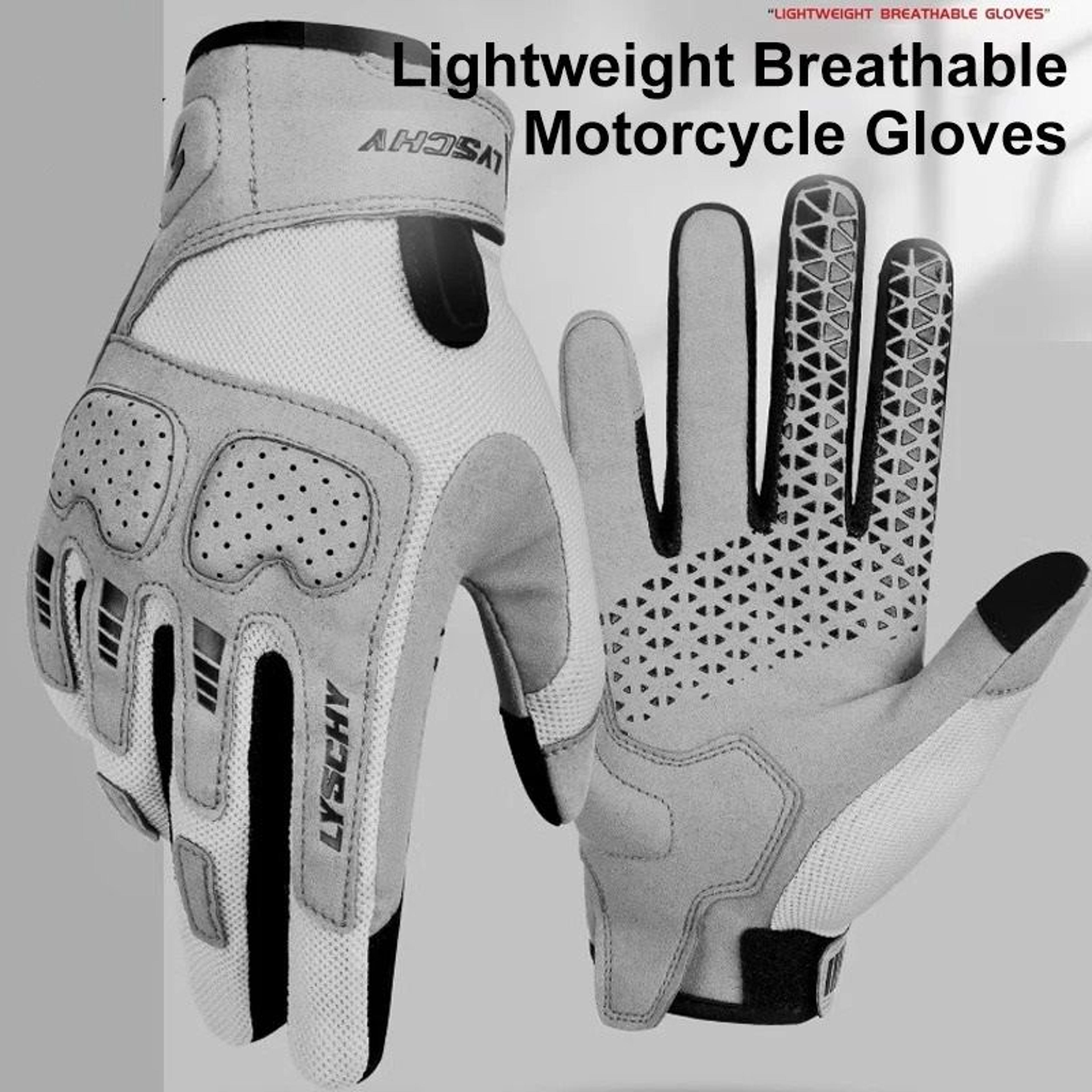 breathable summer motorcycle riding gloves for men and women