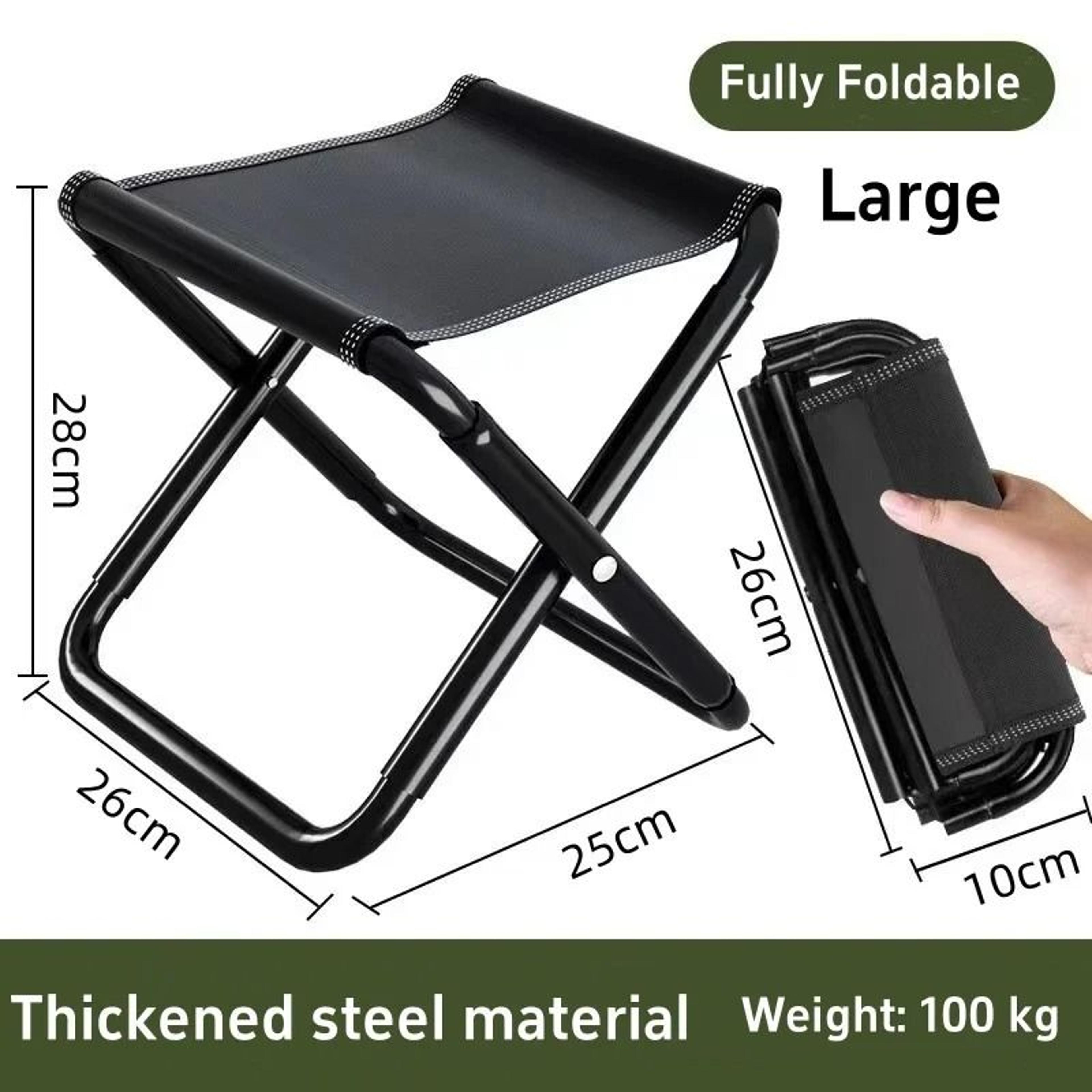 portable folding stool for outdoor use