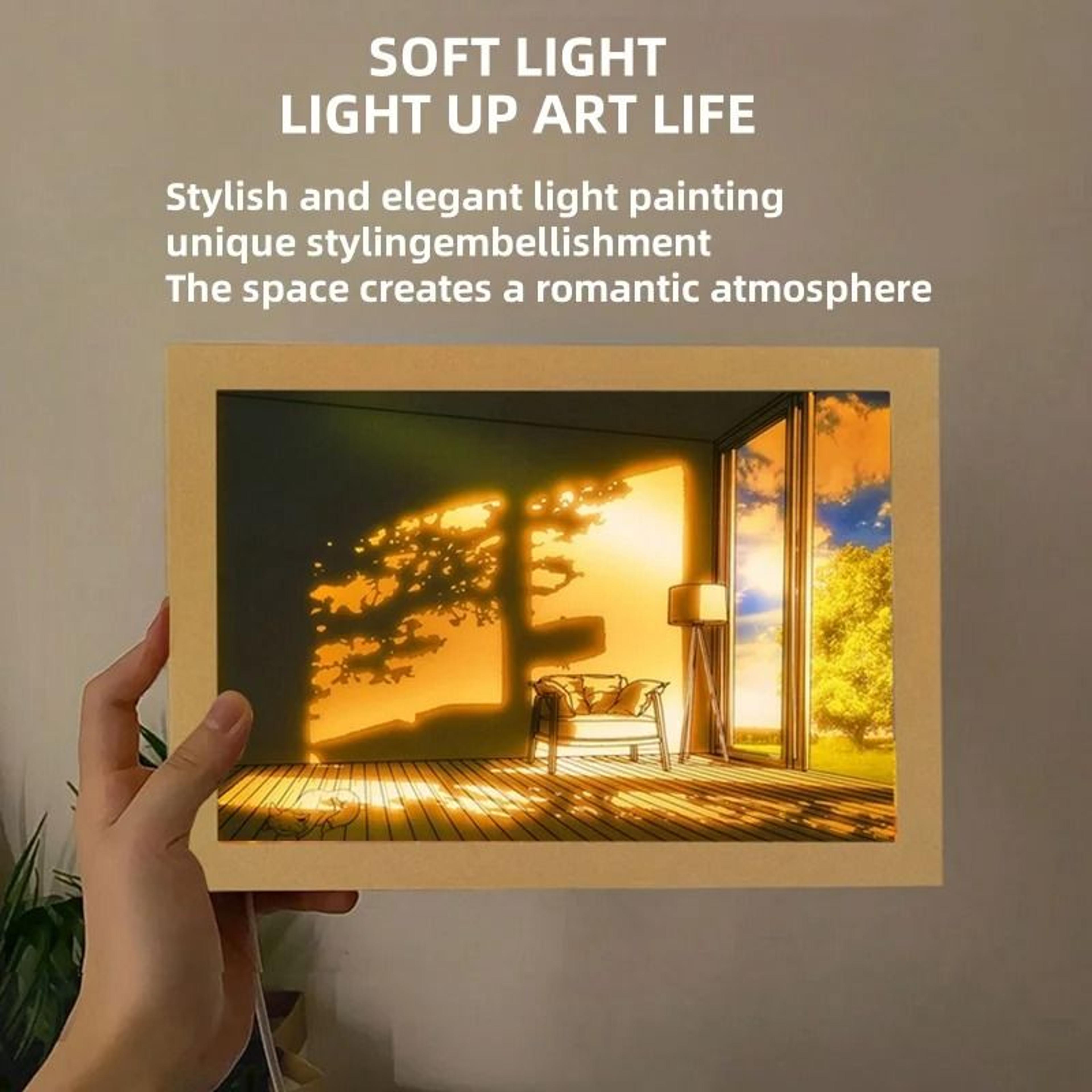 minimalist luminous bedside art light for elegant ambient lighting