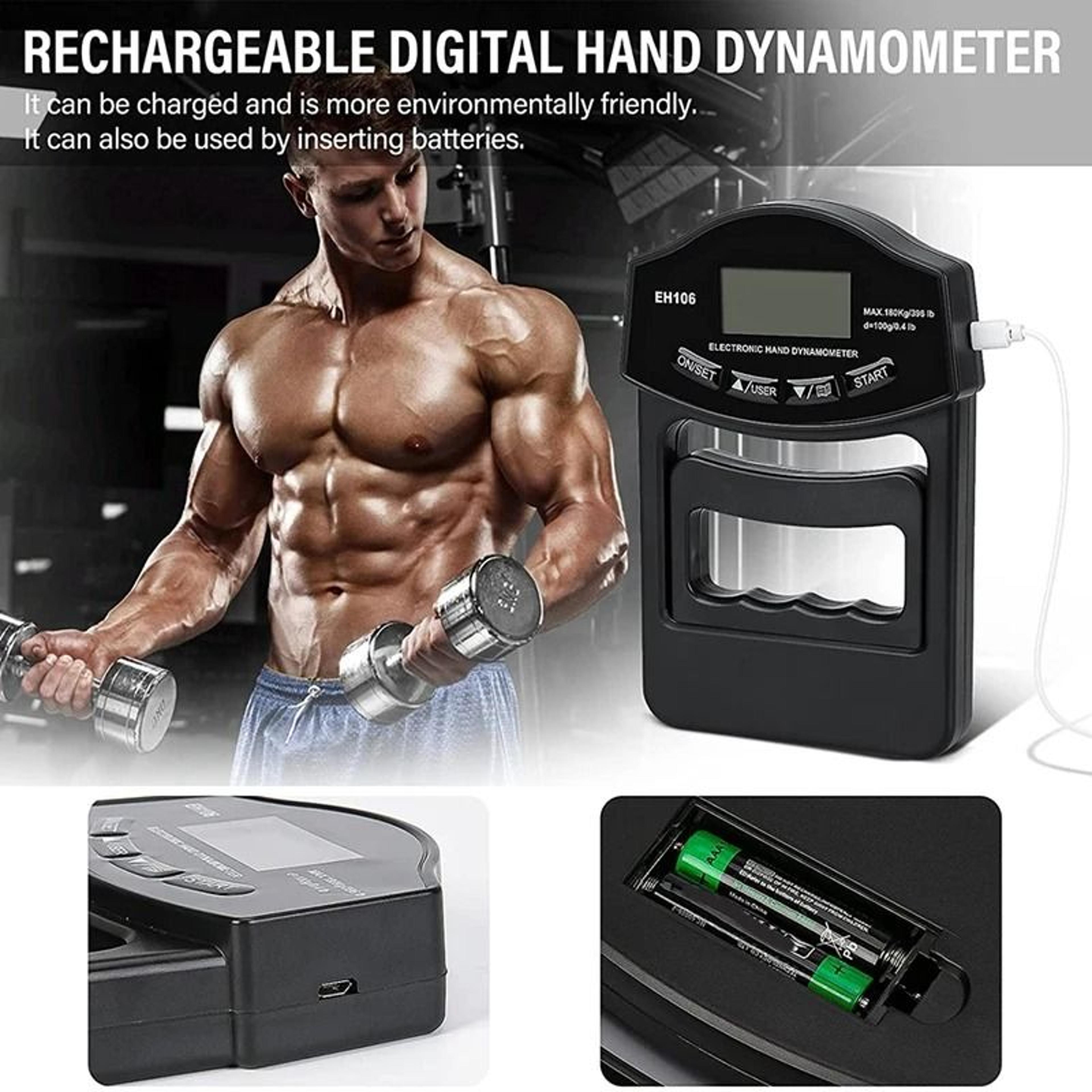 digital hand grip strength tester with lcd screen