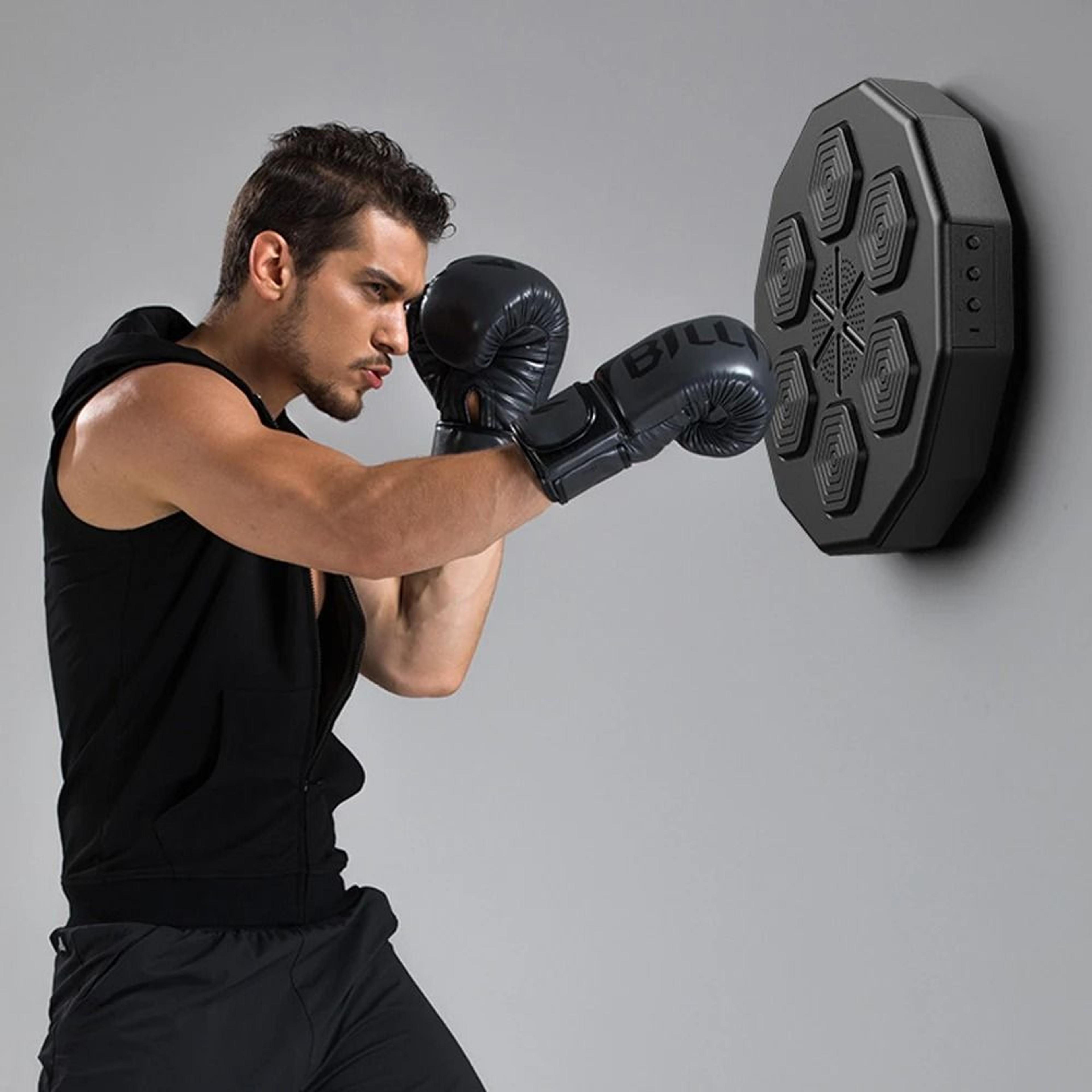 interactive music boxing wall target for agility training