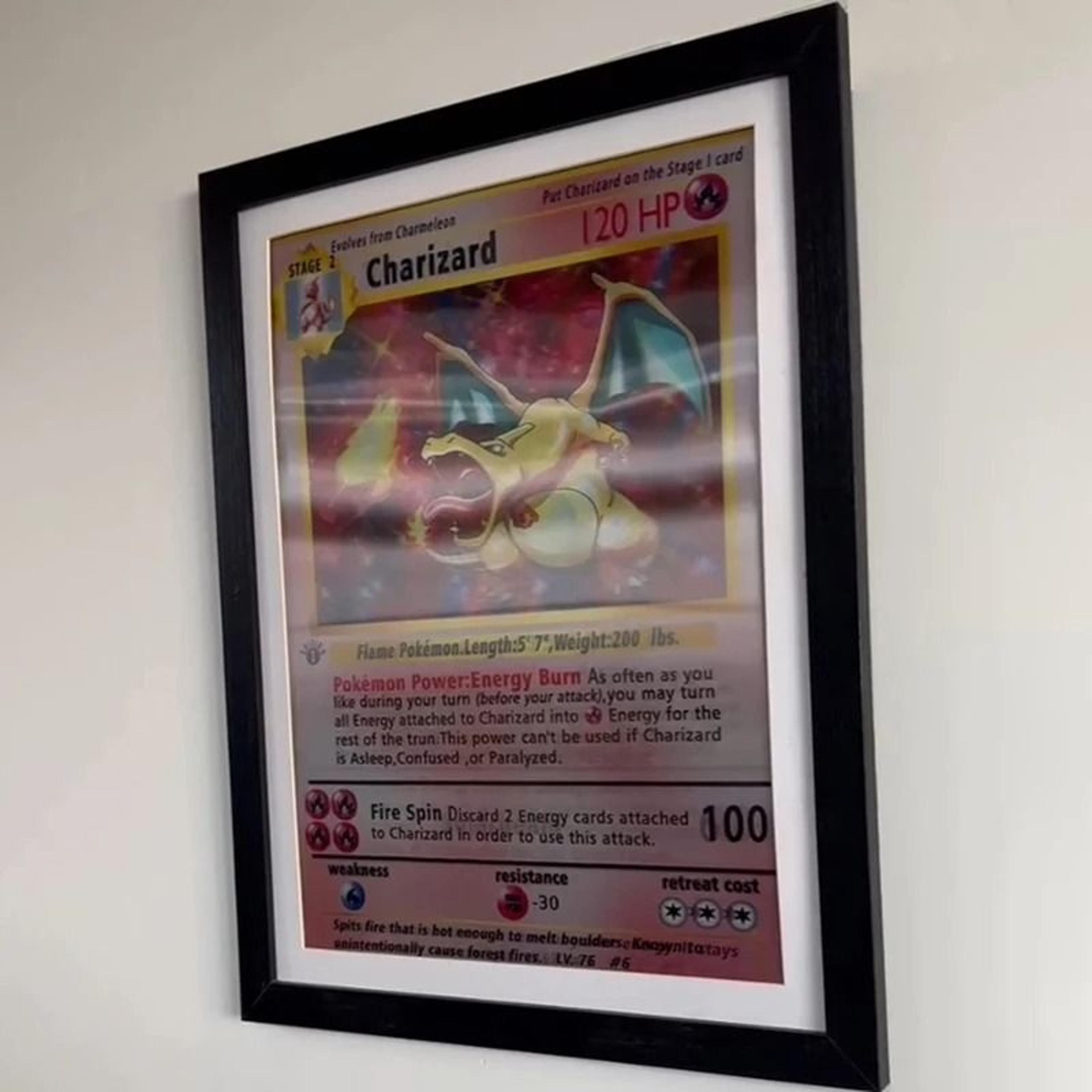 3d pokemon card poster Anime 3D Lenticular Pokemon Poster Charizard/Blastoise/Venusaur Birthday Gifts 3D Flip Picture Room Decoration Art Home Decor