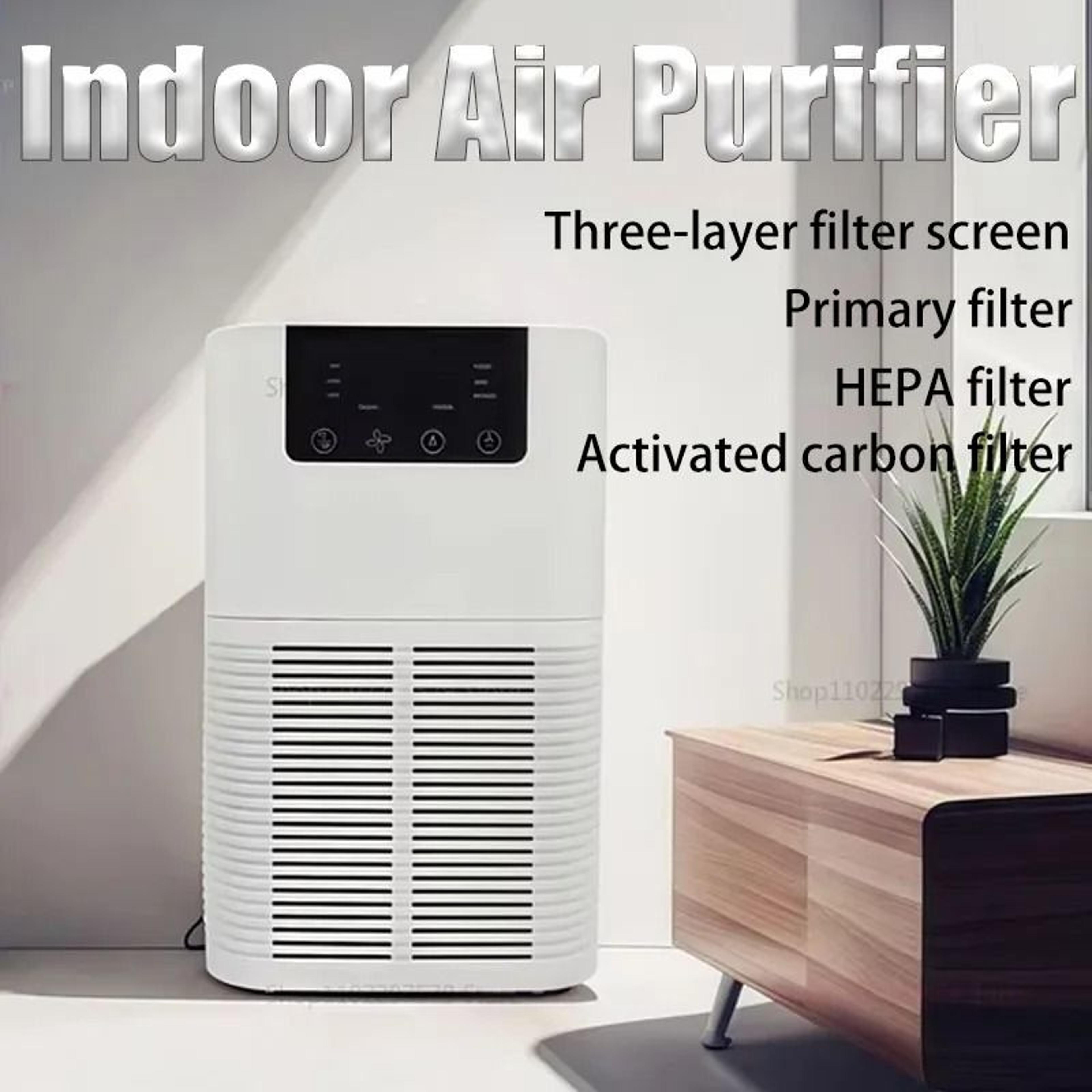 portable smart air purifier with fragrance diffuser