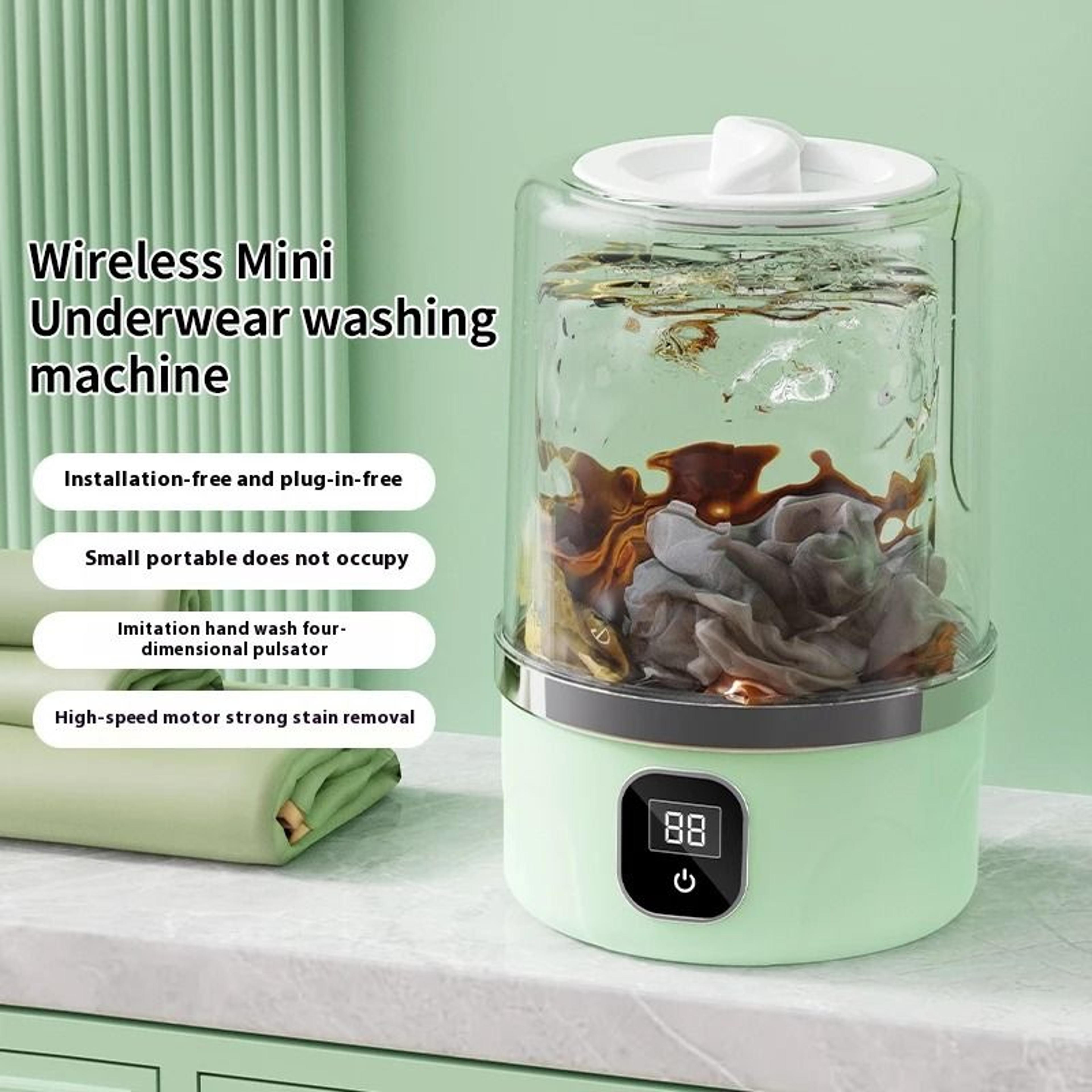 portable mini laundry wash bucket for travel and small spaces
