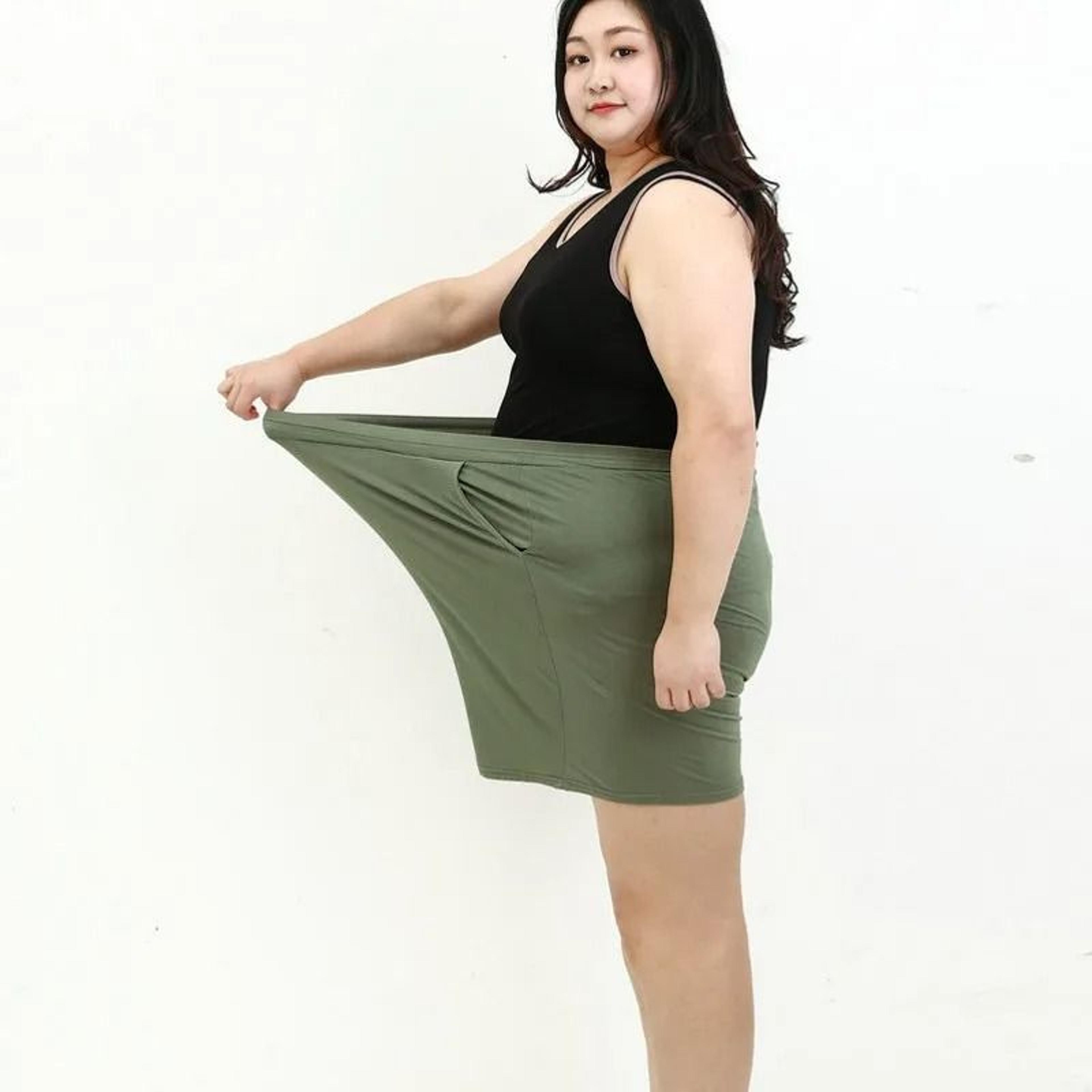 high stretch modal pocket shorts with loose wide leg for comfortable home wear