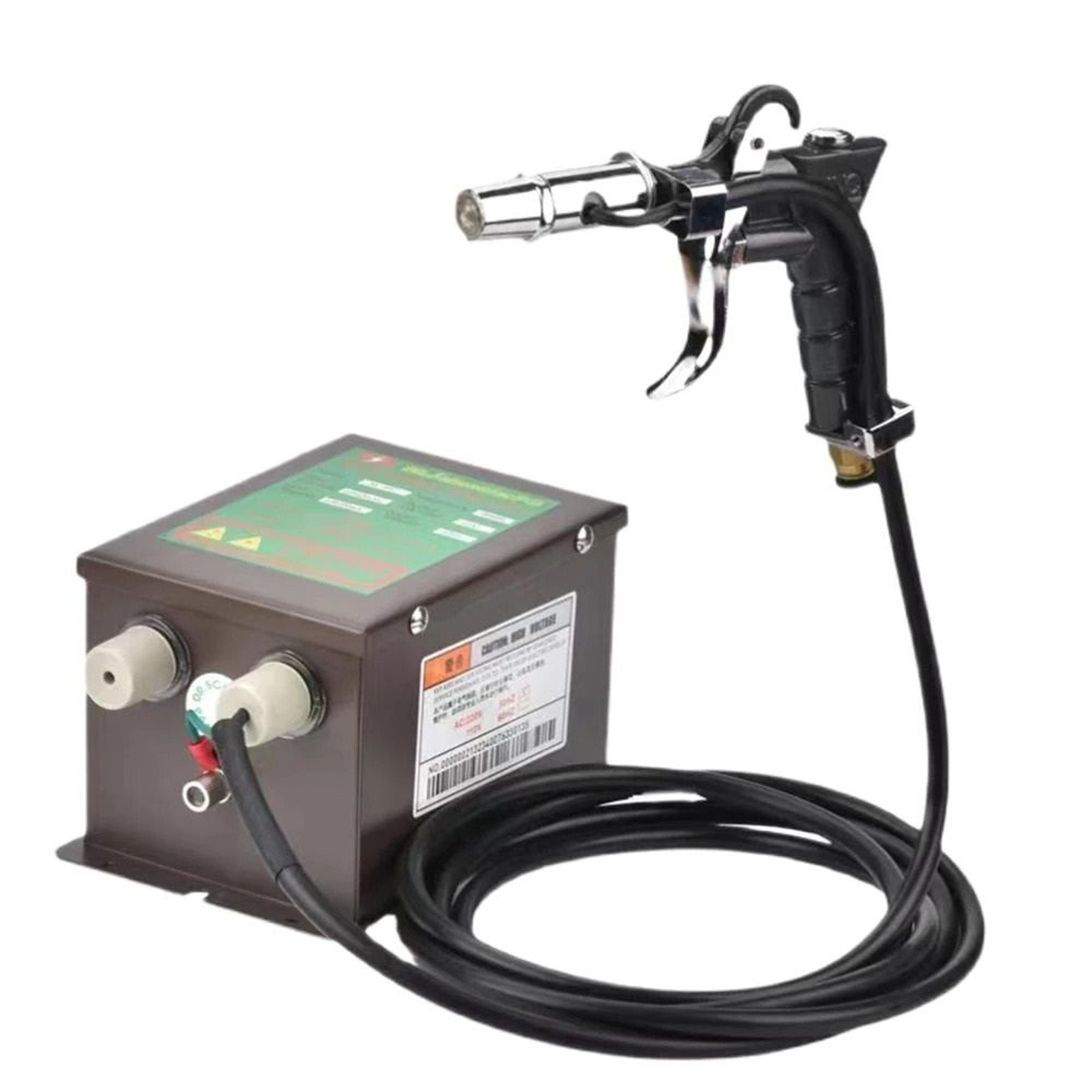 antistatic ionizing air gun with high voltage generator
