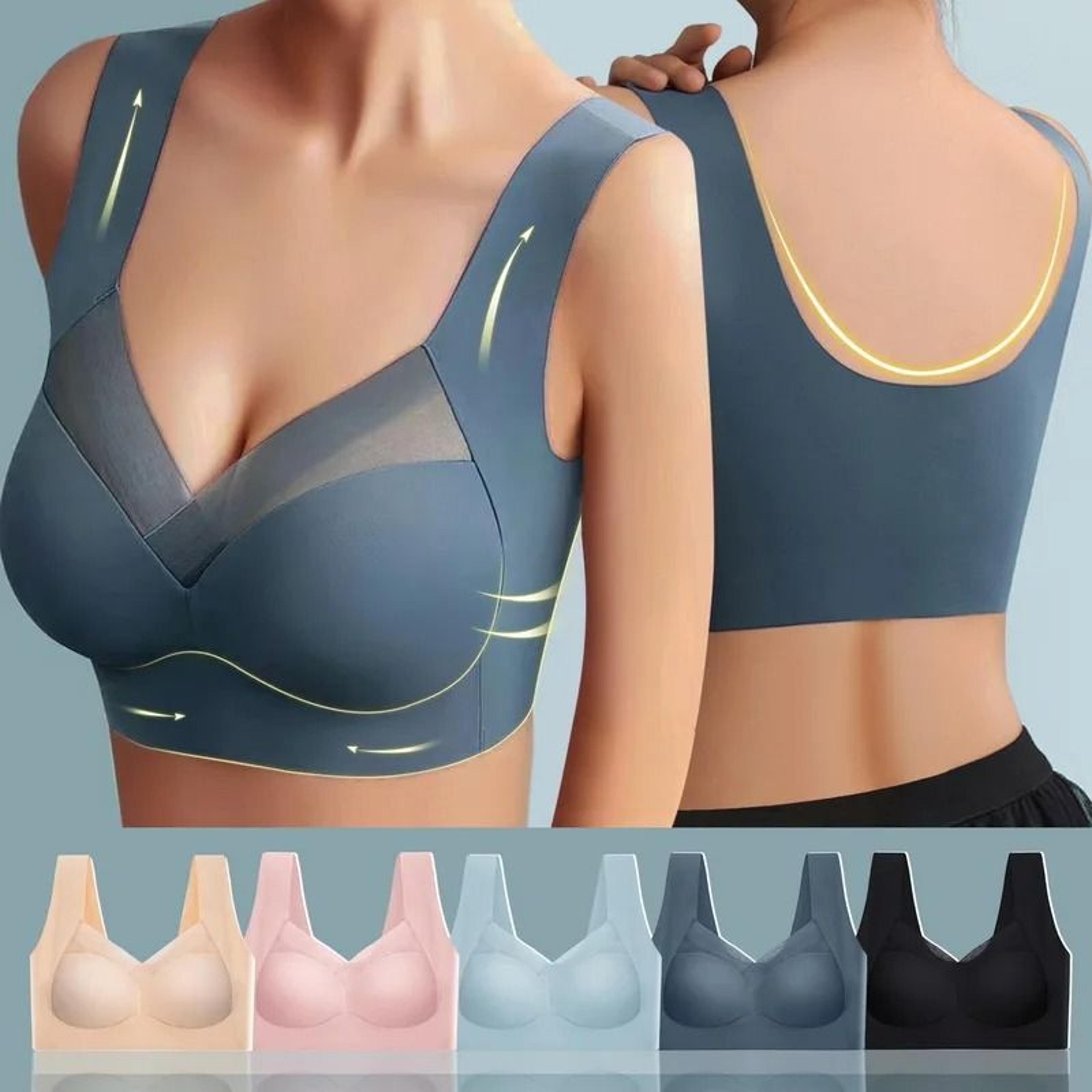 breathable mesh sports bra for women