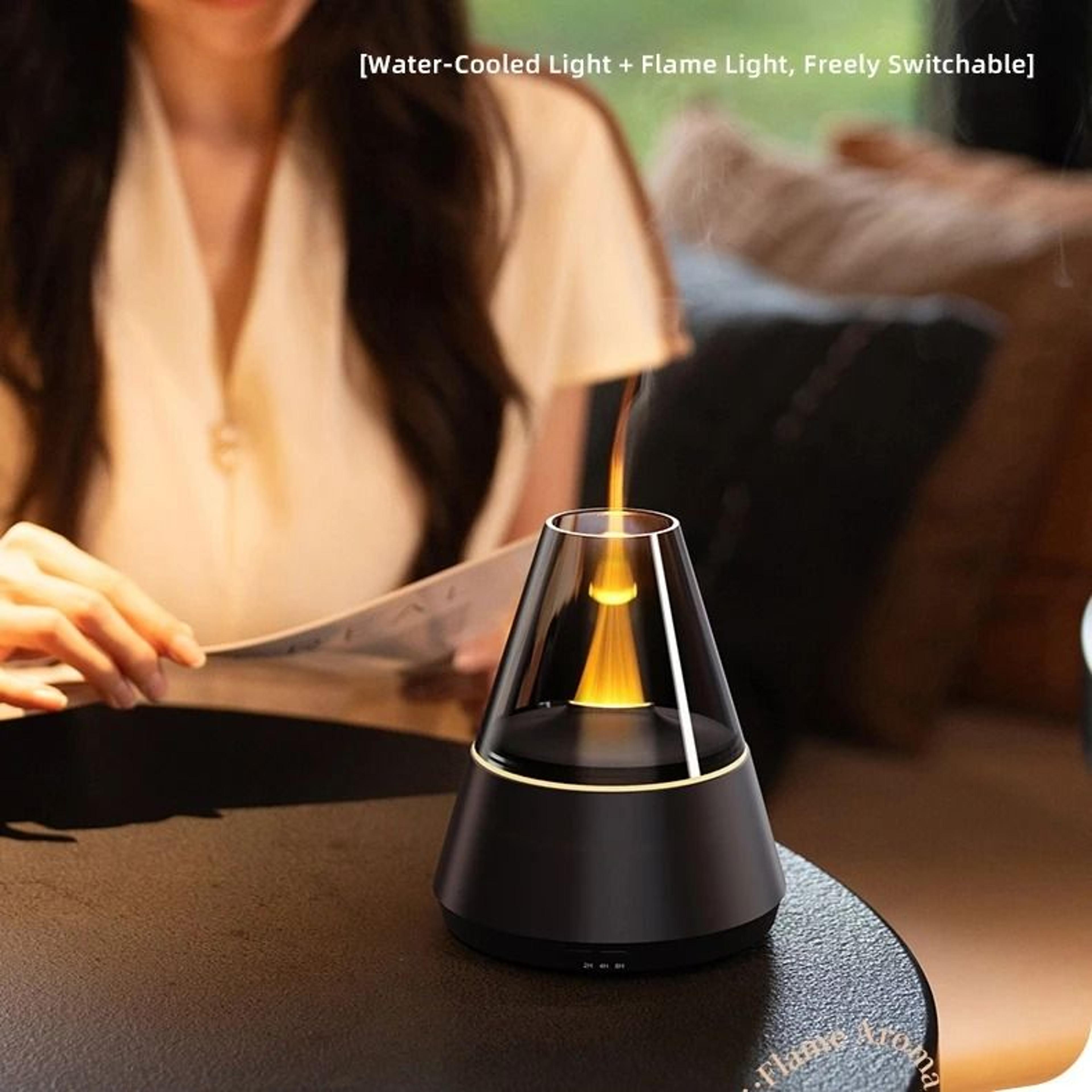 usb color changing aroma diffuser humidifier lamp for home