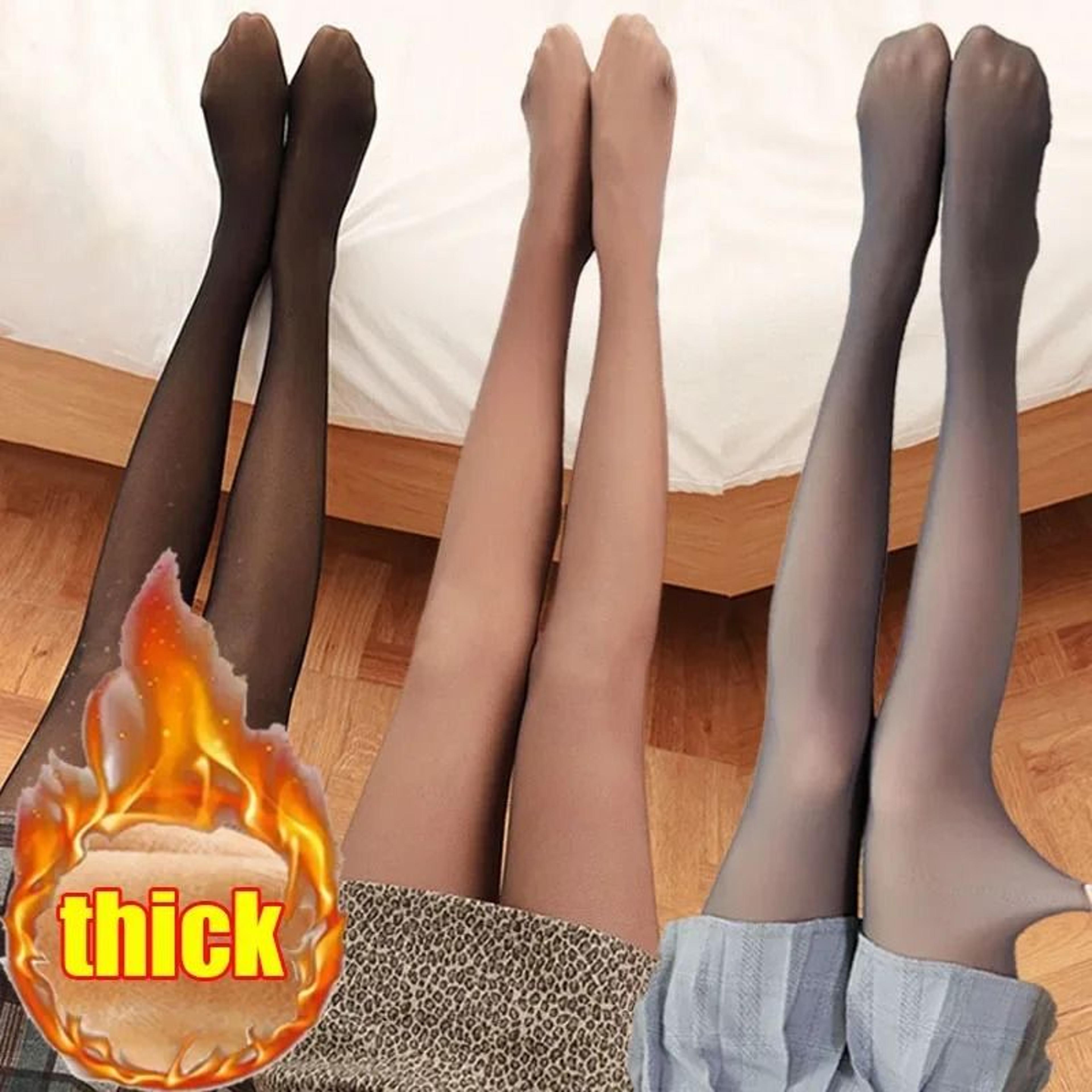 womens thermal fleece lined leggings high waist insulated winter tights