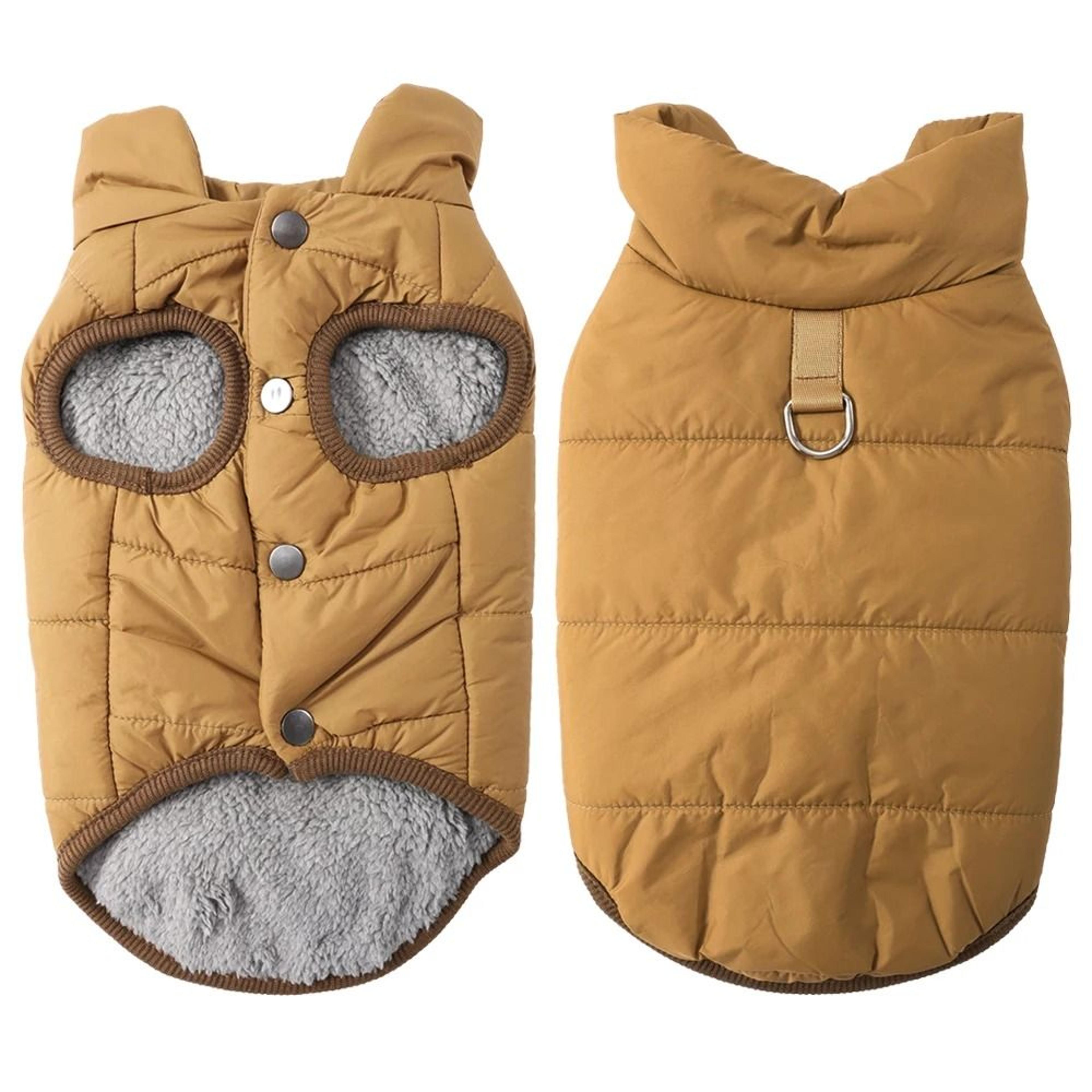 waterproof dog coat winter fleece jacket for small pets