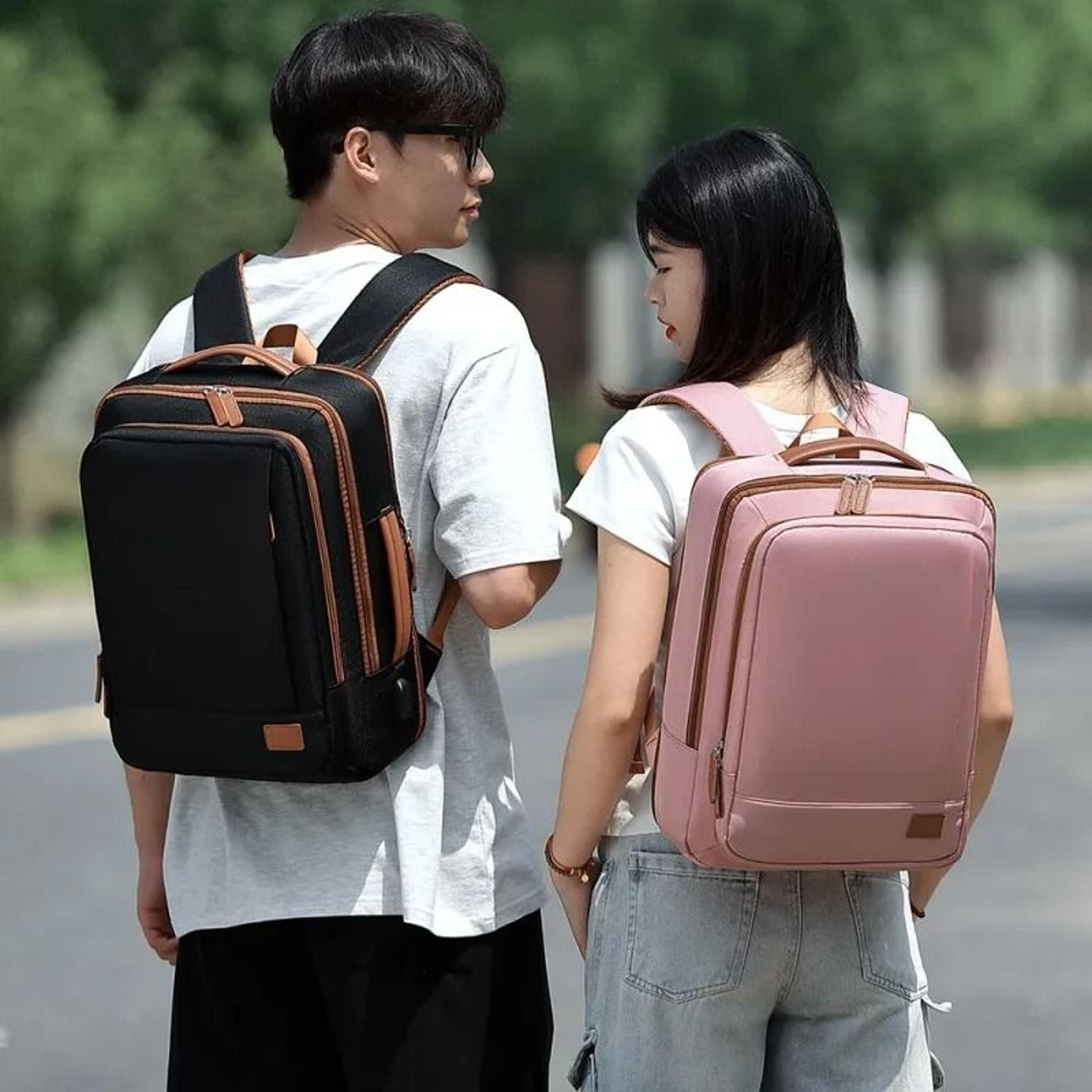 expandable travel backpack with laptop compartment large capacity lightweight