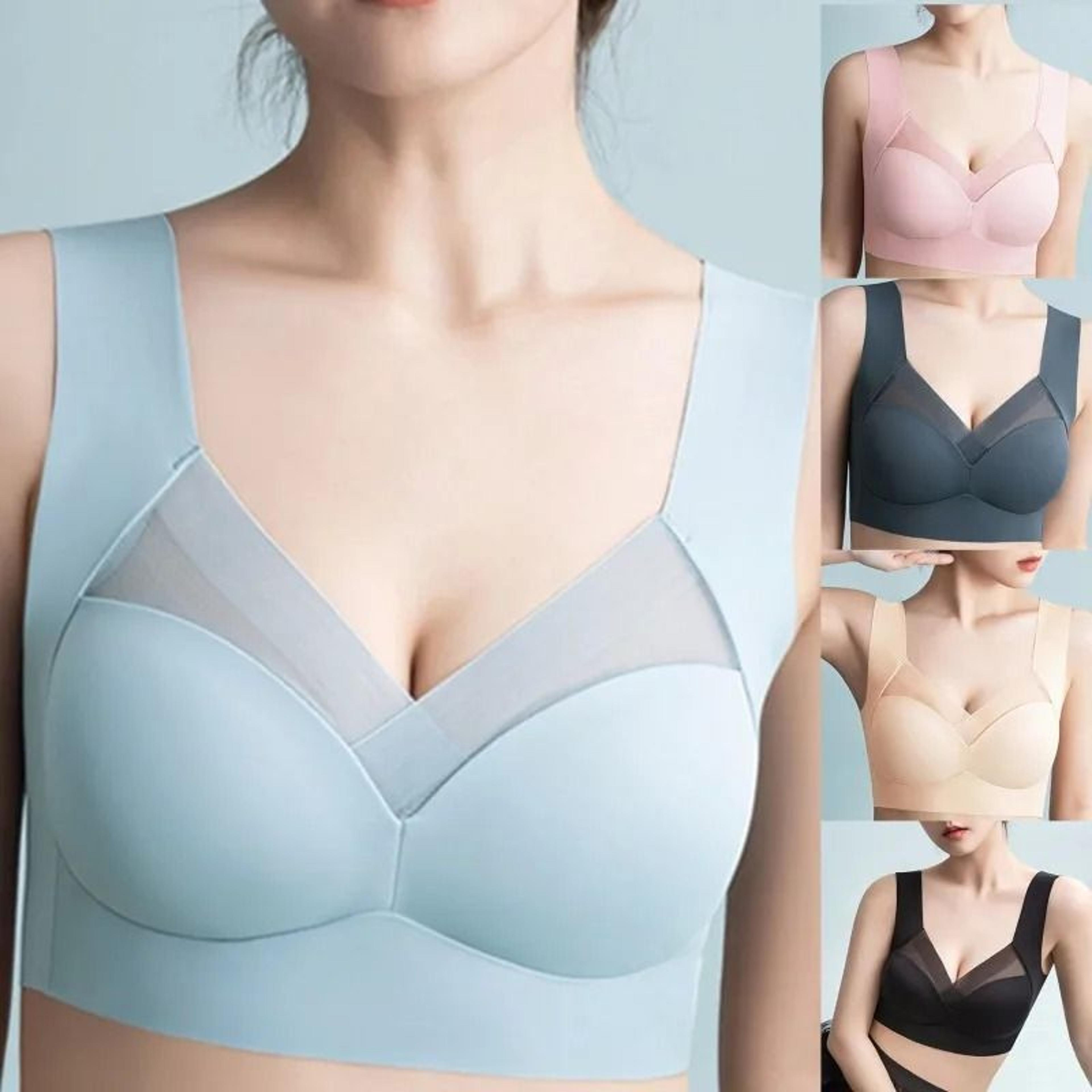 seamless wireless sleep bra with comfortable padded support