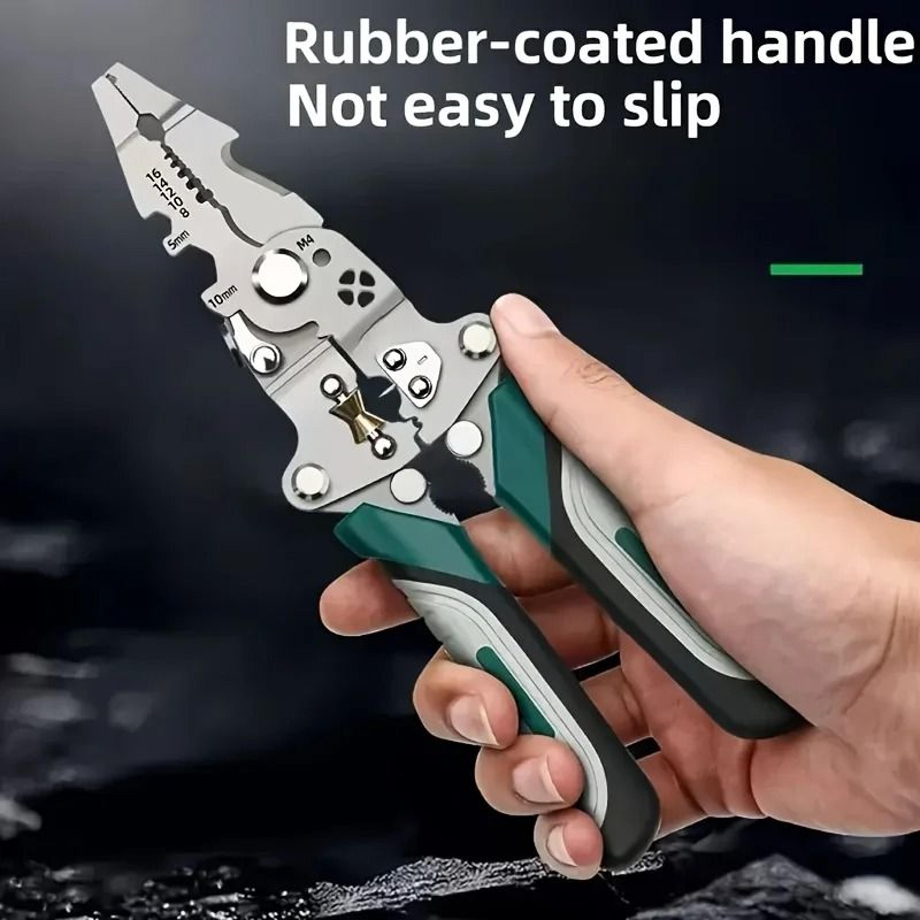 foldable multi function wire stripper pliers