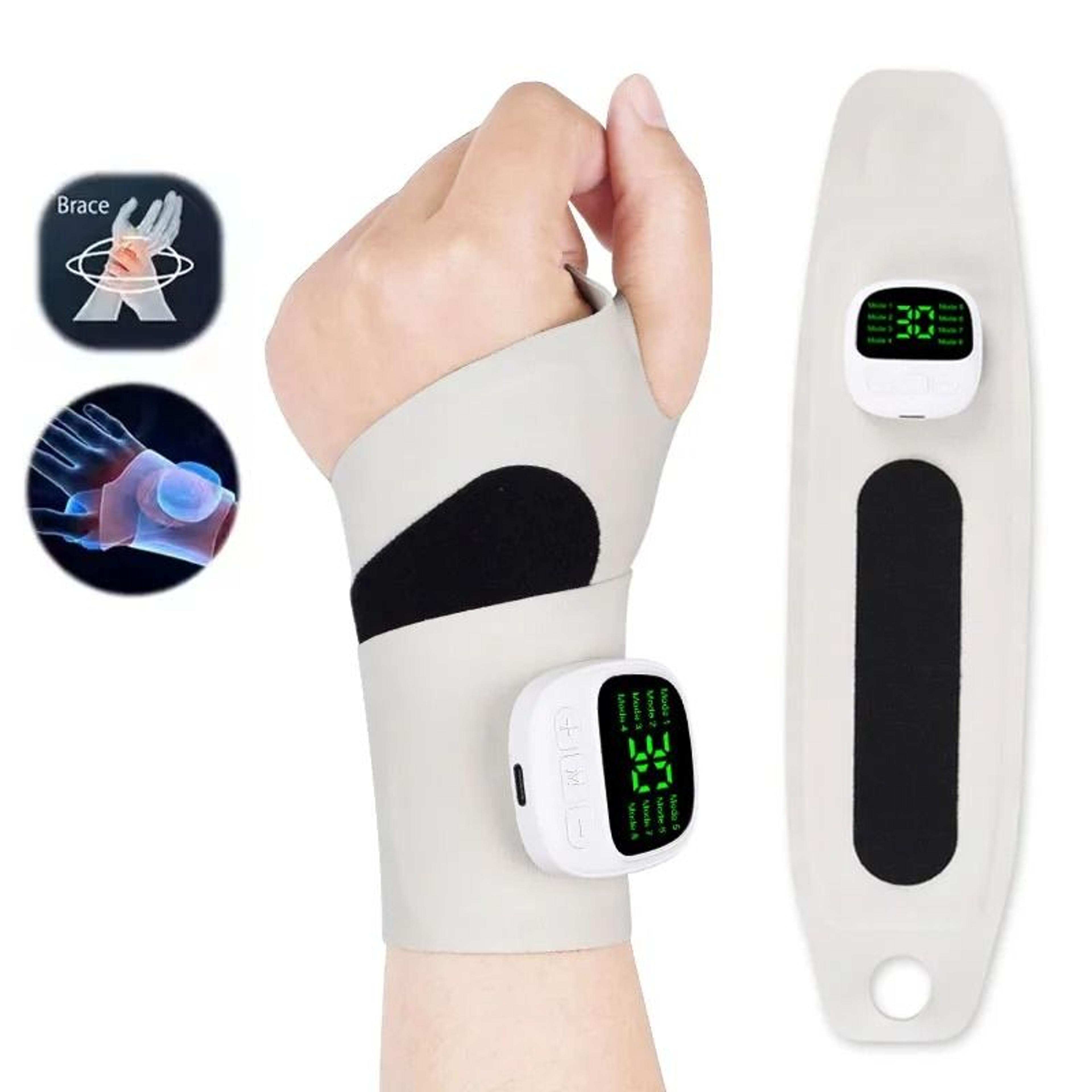 cordless wrist massager with vibration therapy