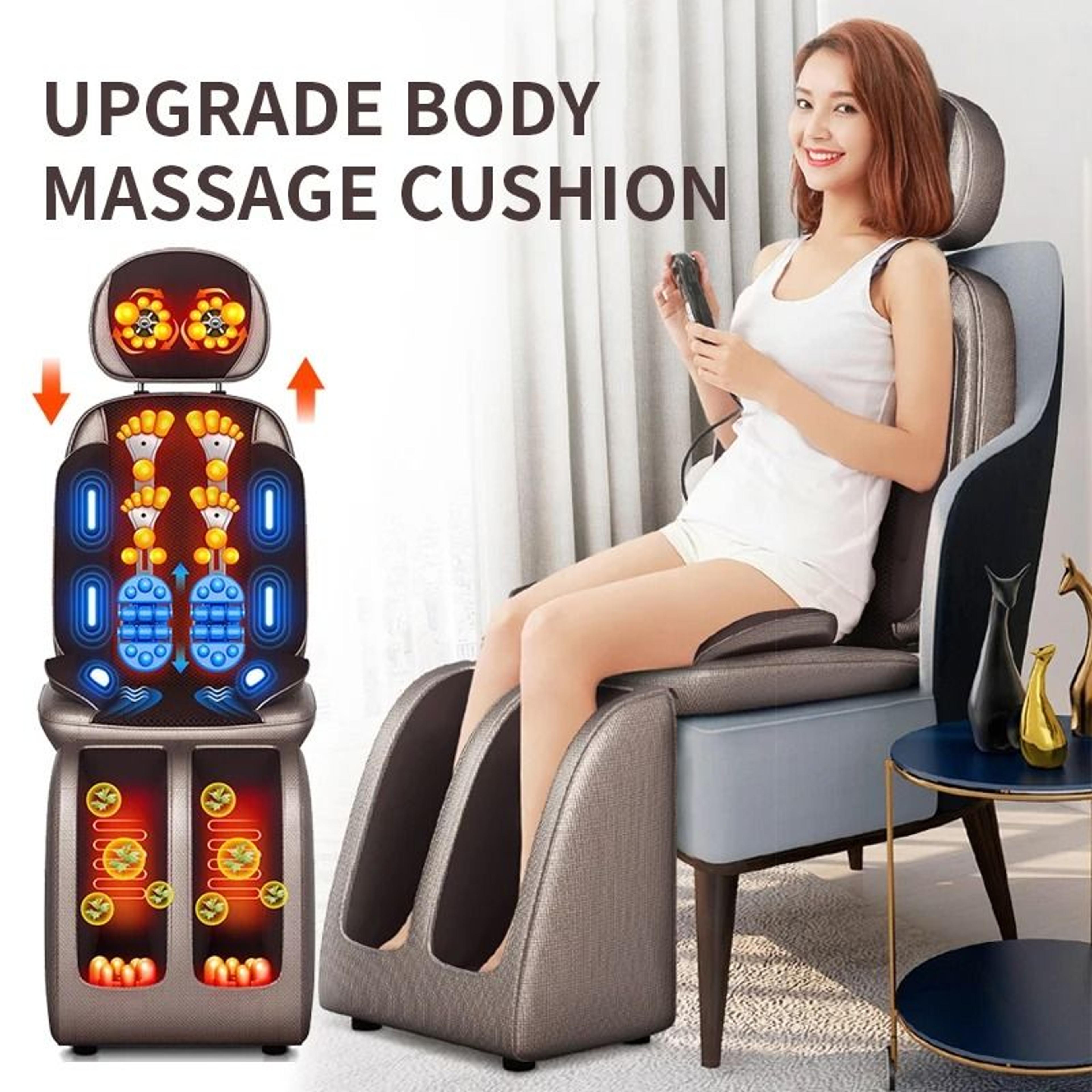 full body massage cushion with heat and vibration